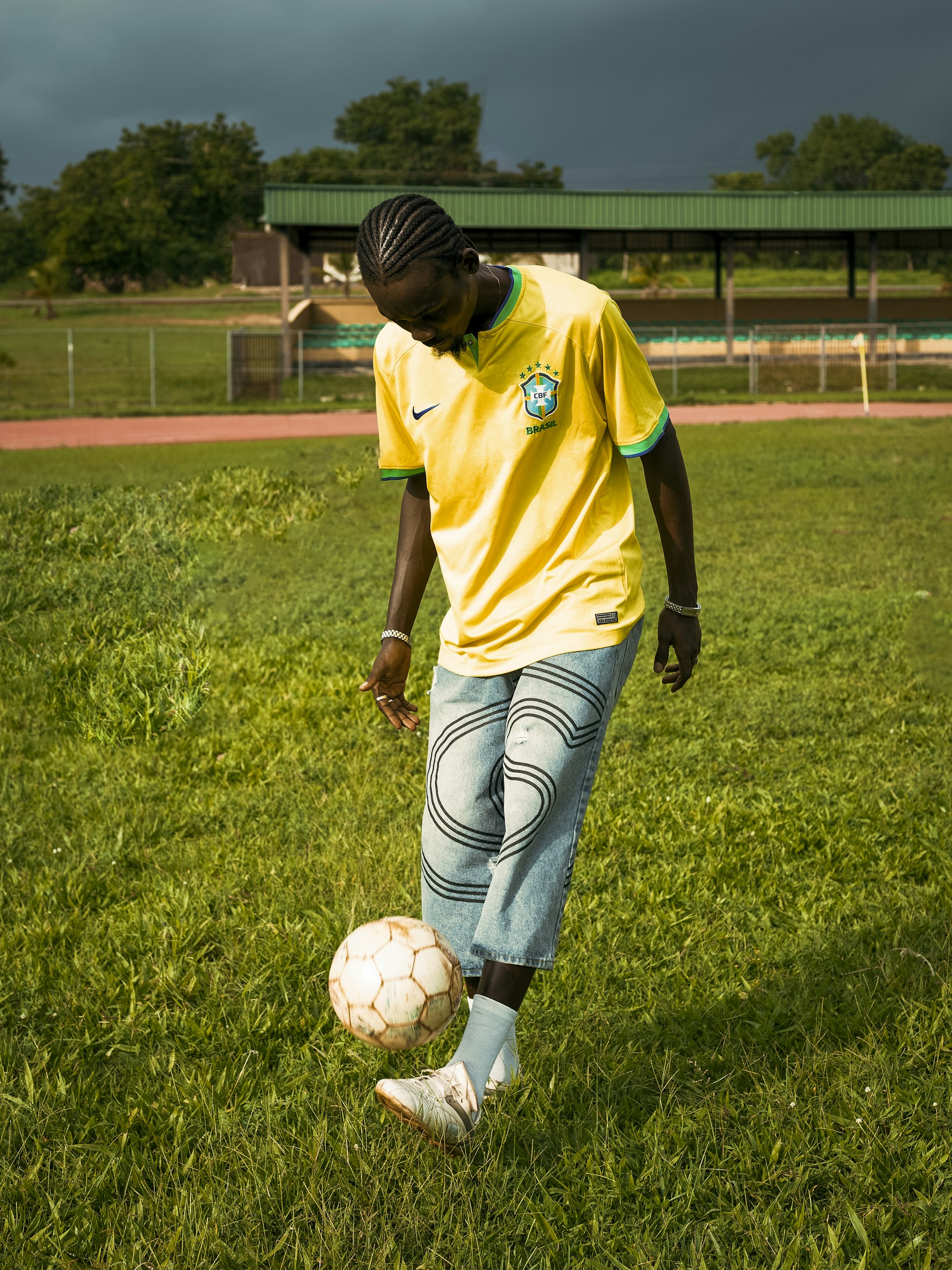 football training session national team