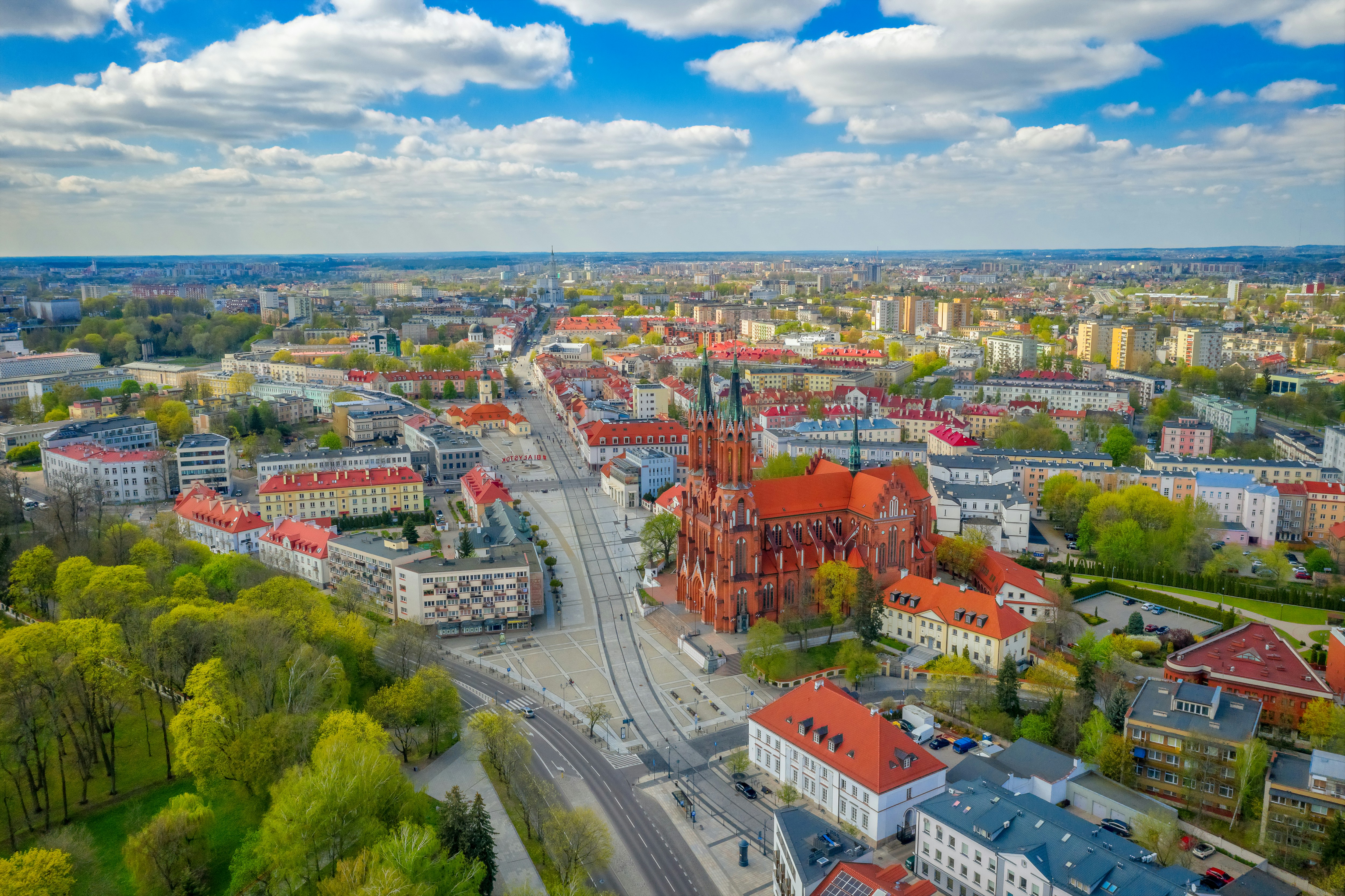 City Białystok, Stolica Podlasia, Polska, Europa 4K Wallpaper #3554
