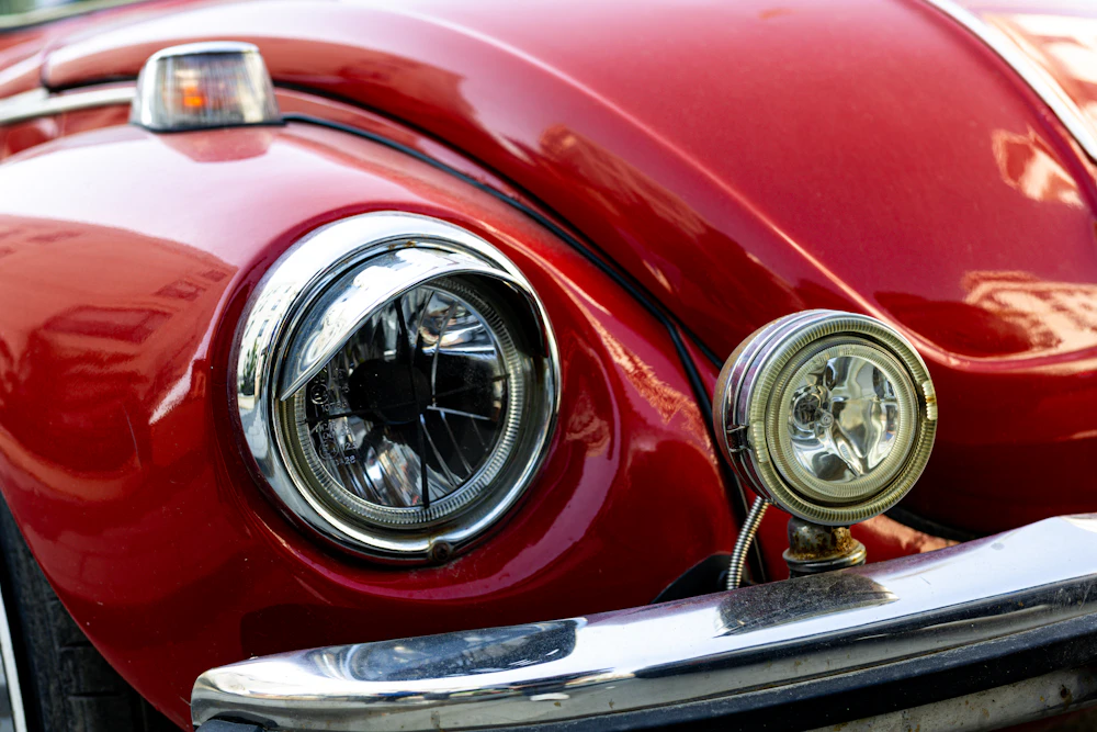 Vintage car paint detail — sample before placeholder