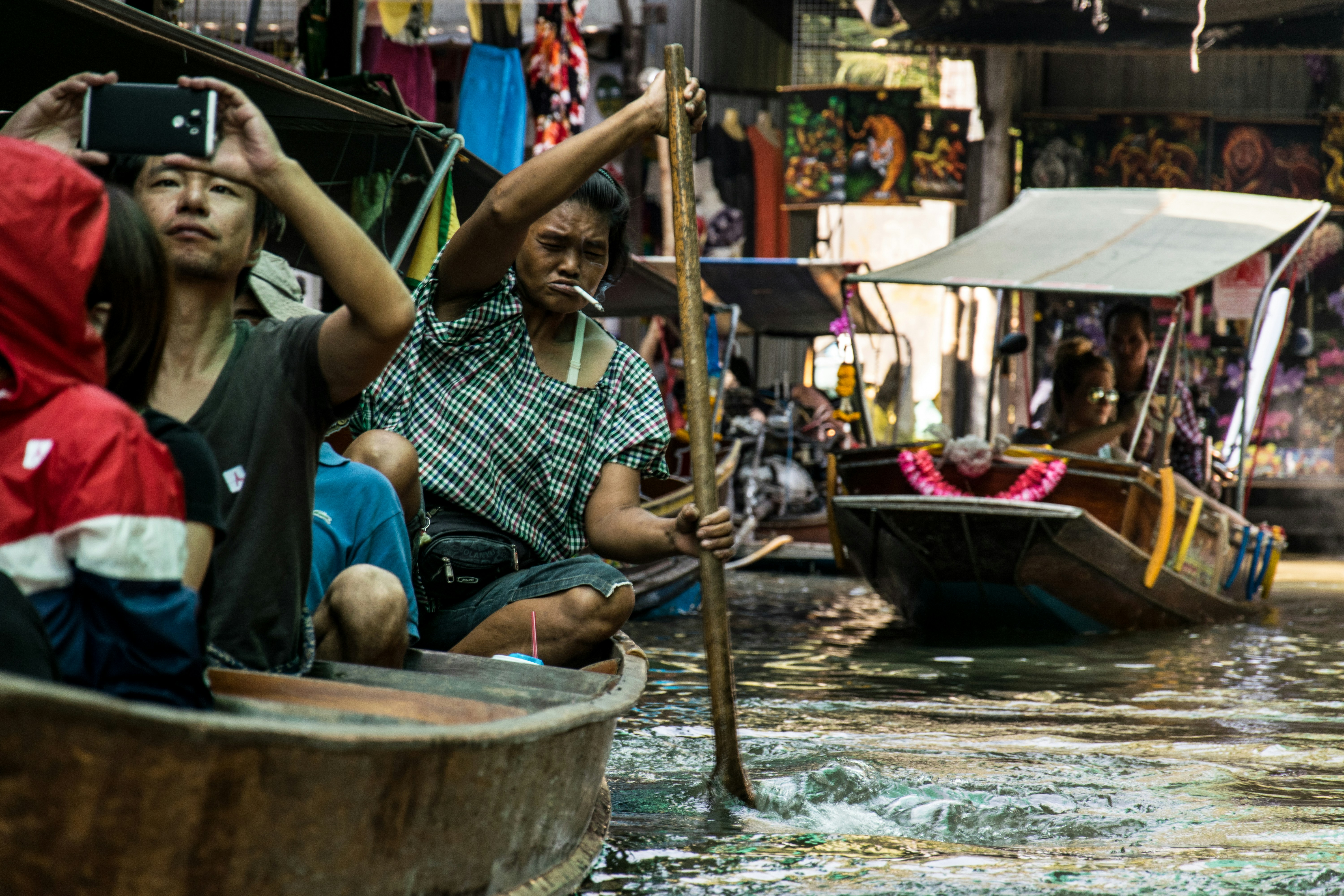 Floating Market Boat, Bangkok, Thailand | Februar 2017