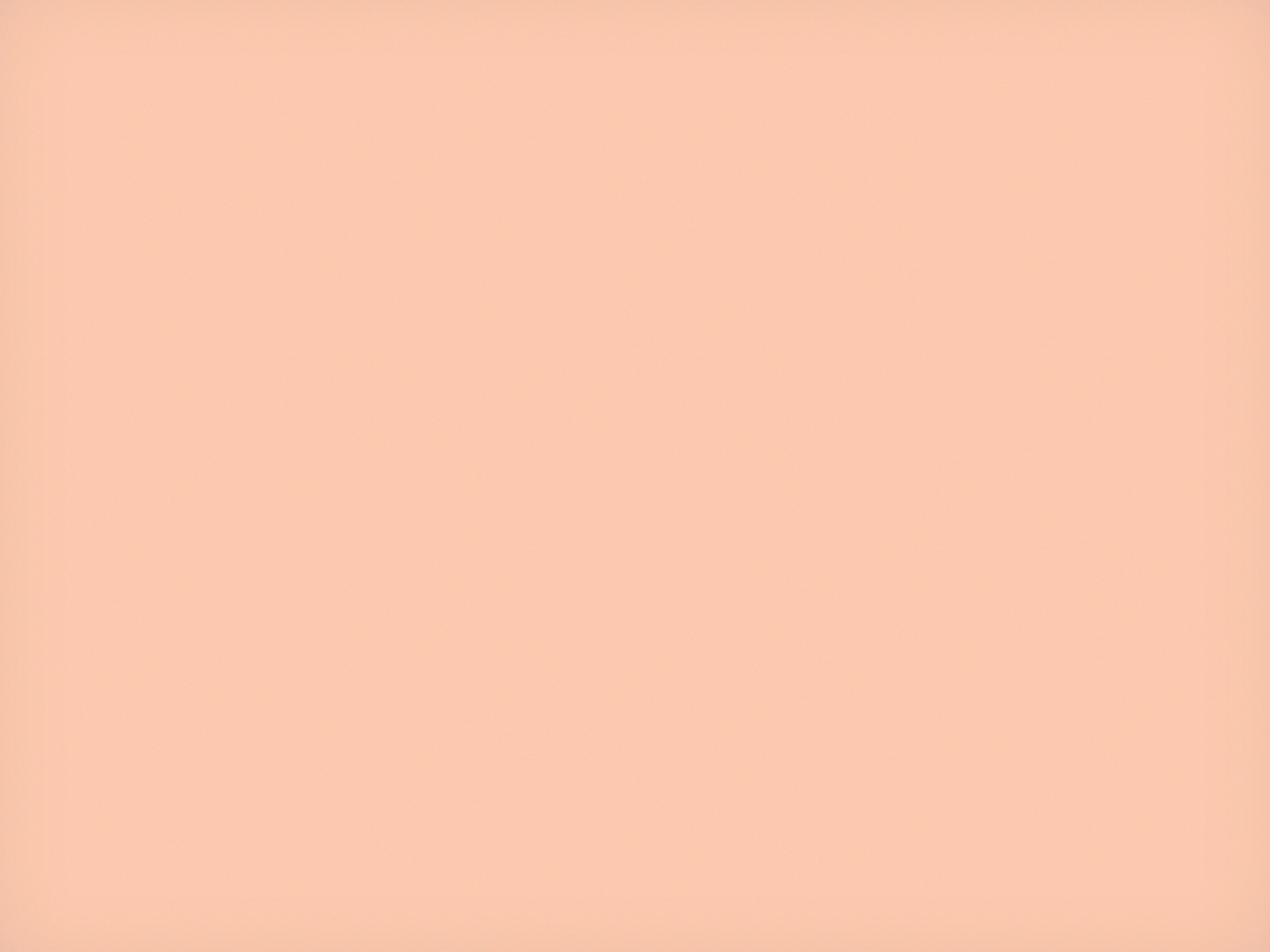 A solid peach-colored background