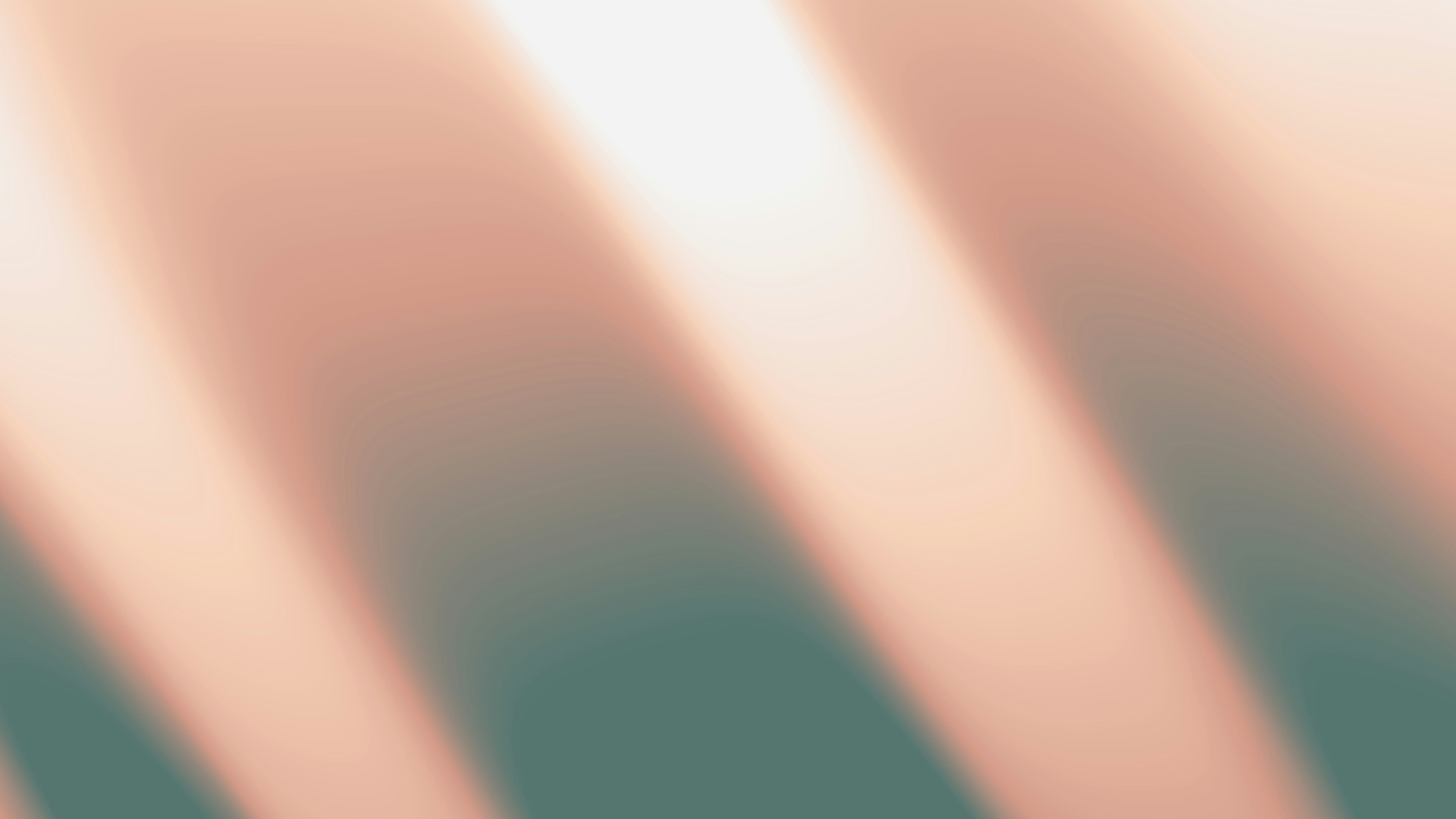 Abstract Light Streaks With Peach And Teal Colors. 4K Wallpaper #2908