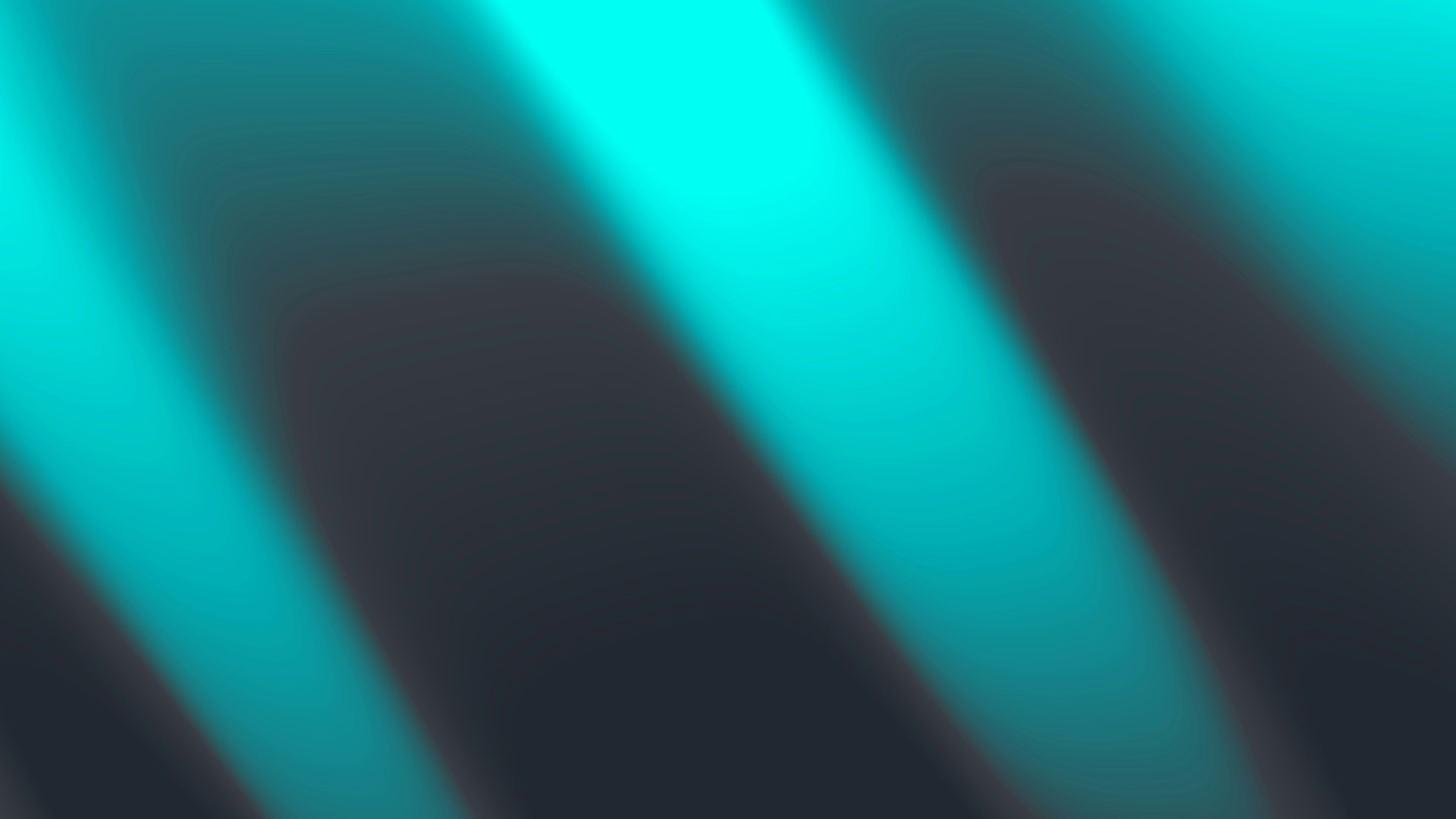 Abstract Background With Bright Teal And Dark Gray Diagonal Lines. 4K Wallpaper #2901