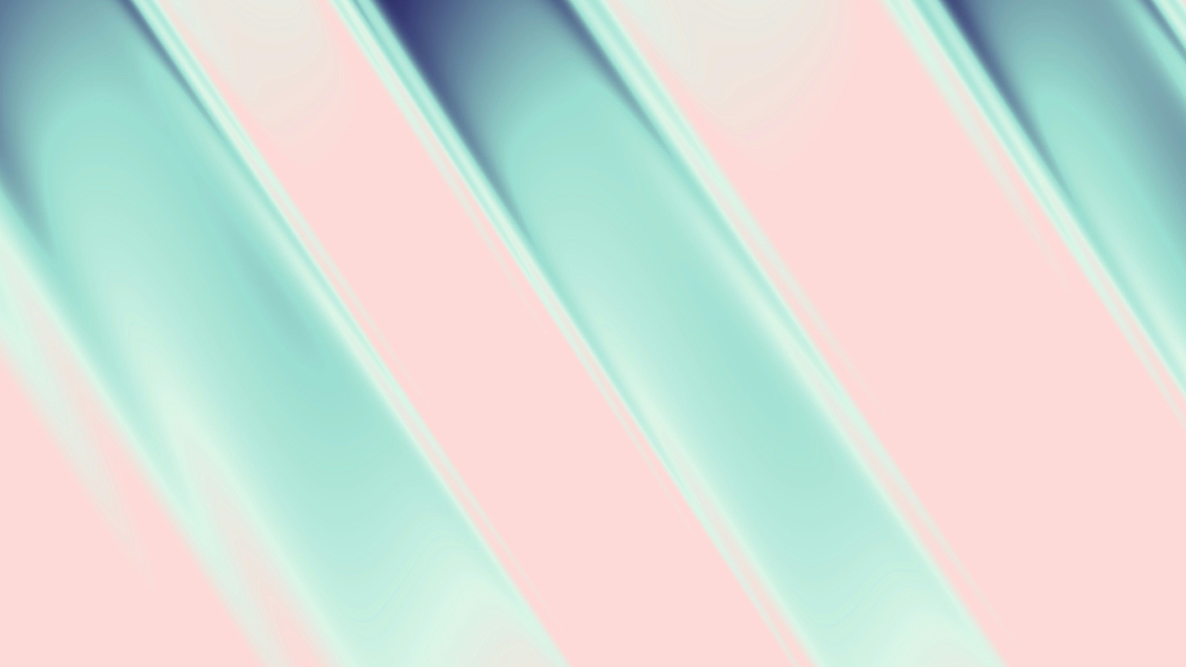 Abstract Diagonal Teal And Pink Stripes Create An Abstract Background. 4K Wallpaper #2905