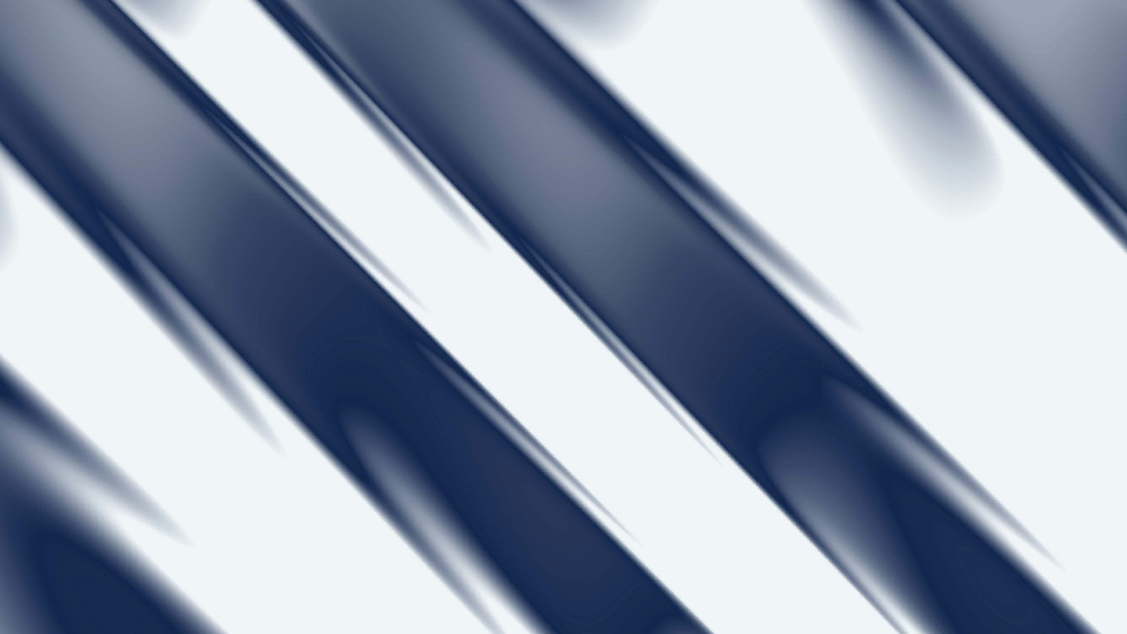 Abstract background with diagonal blue and white stripes.