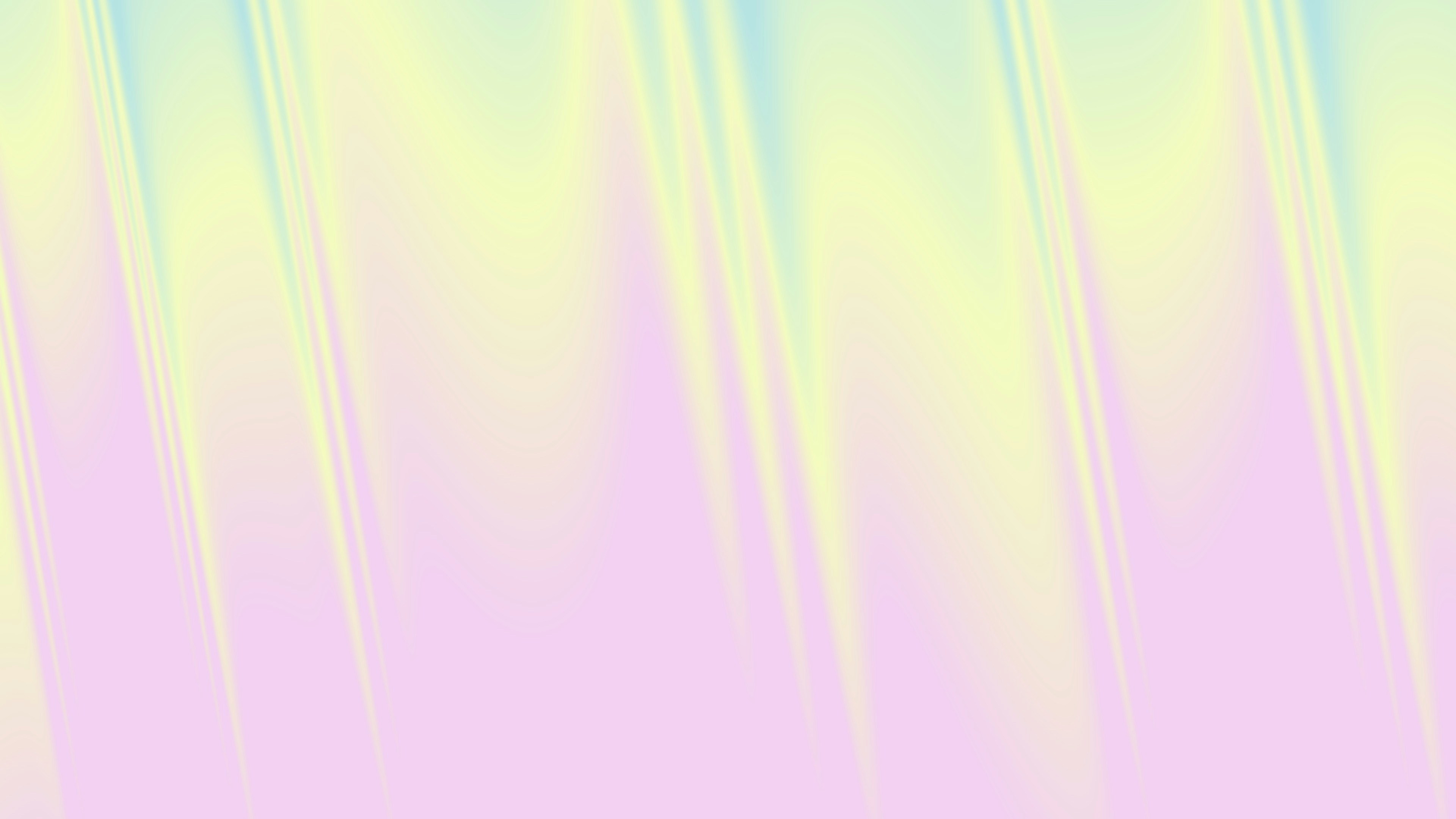 Abstract wavy pastel gradient with blue, yellow, and pink.