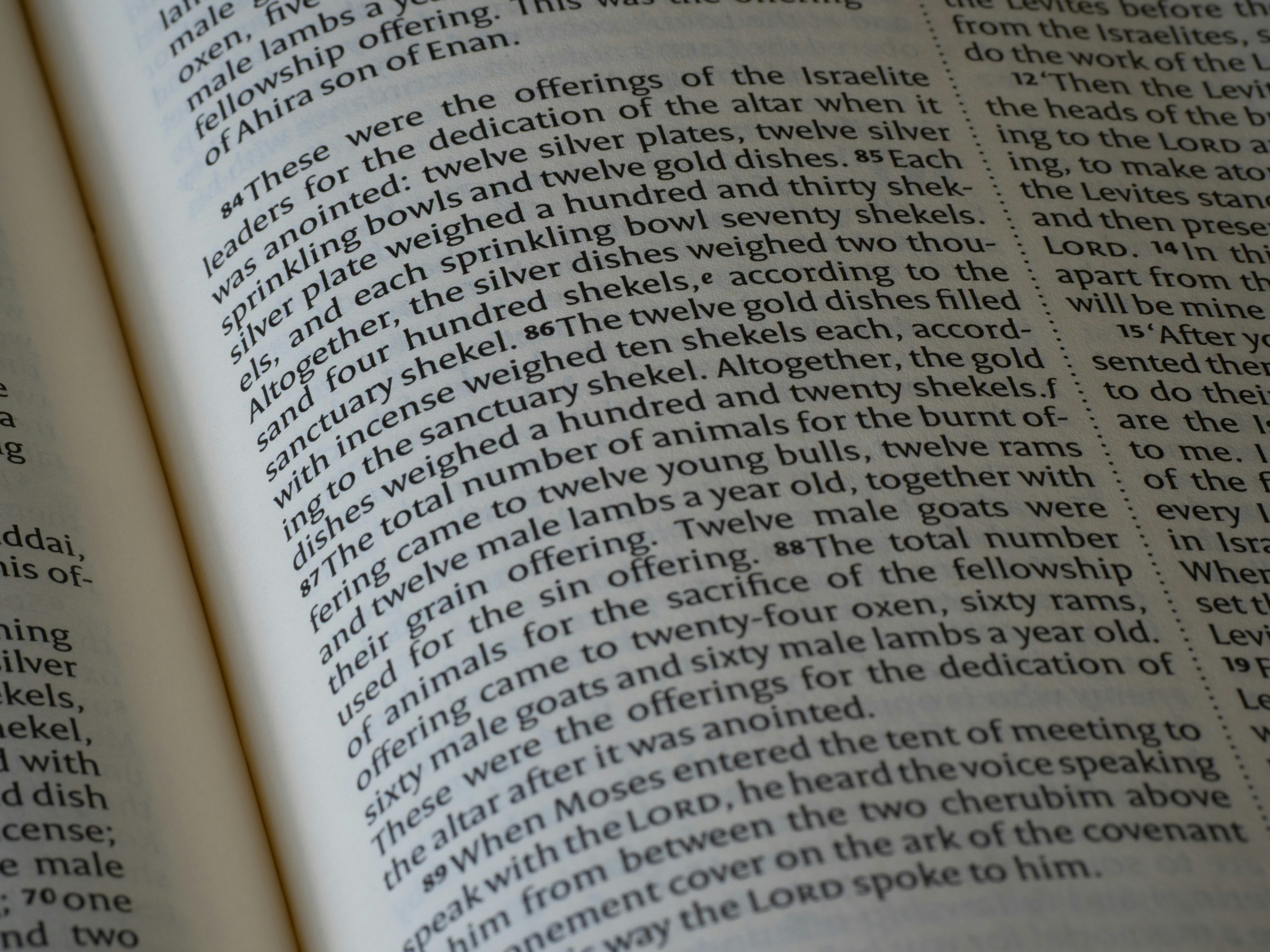 Pages of an open book filled with printed text.