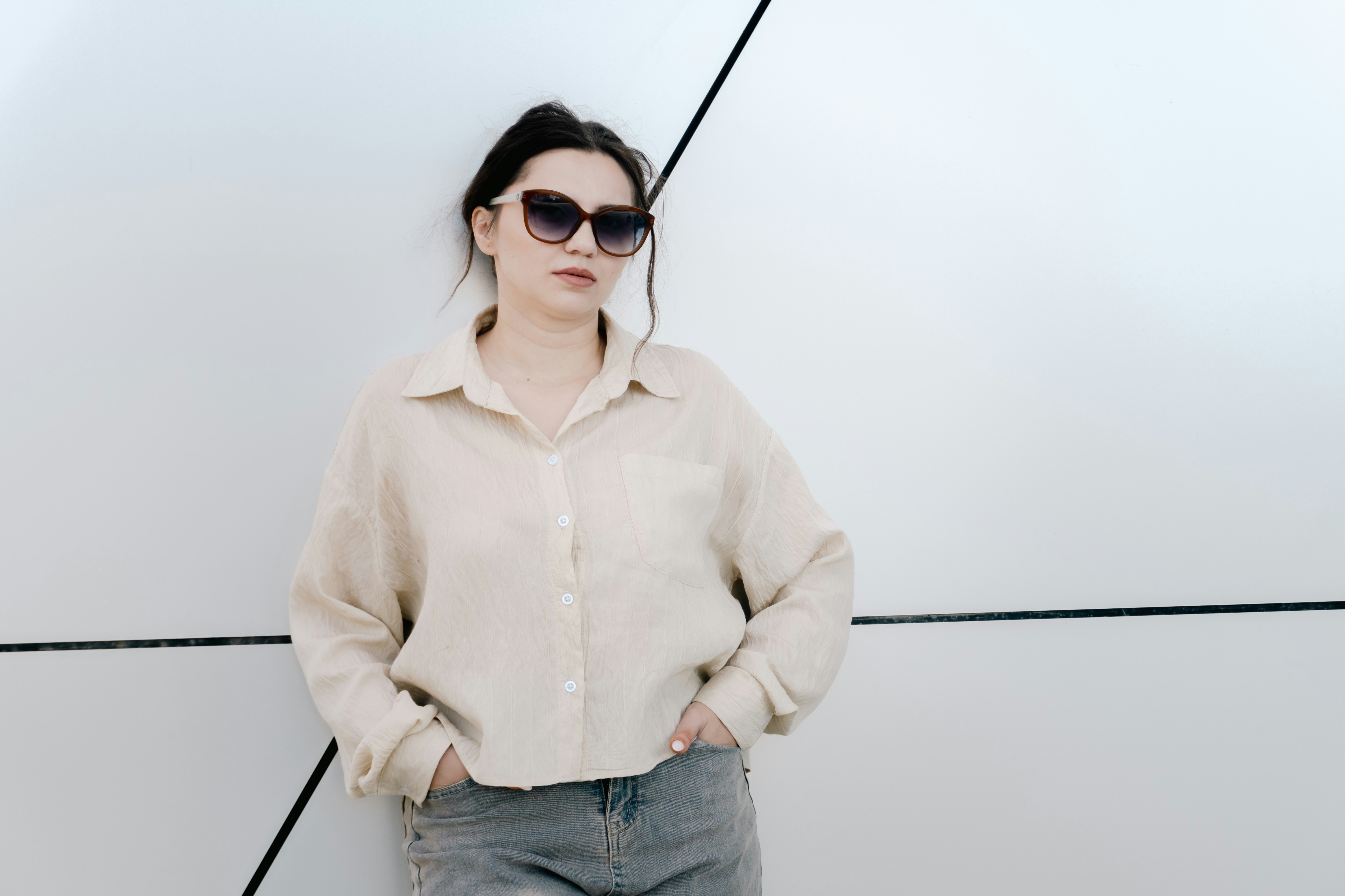 linen shirt flatlay