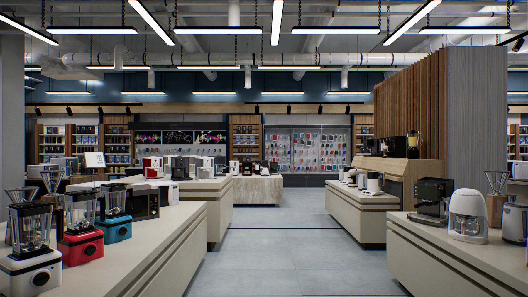 Premium home appliance showroom