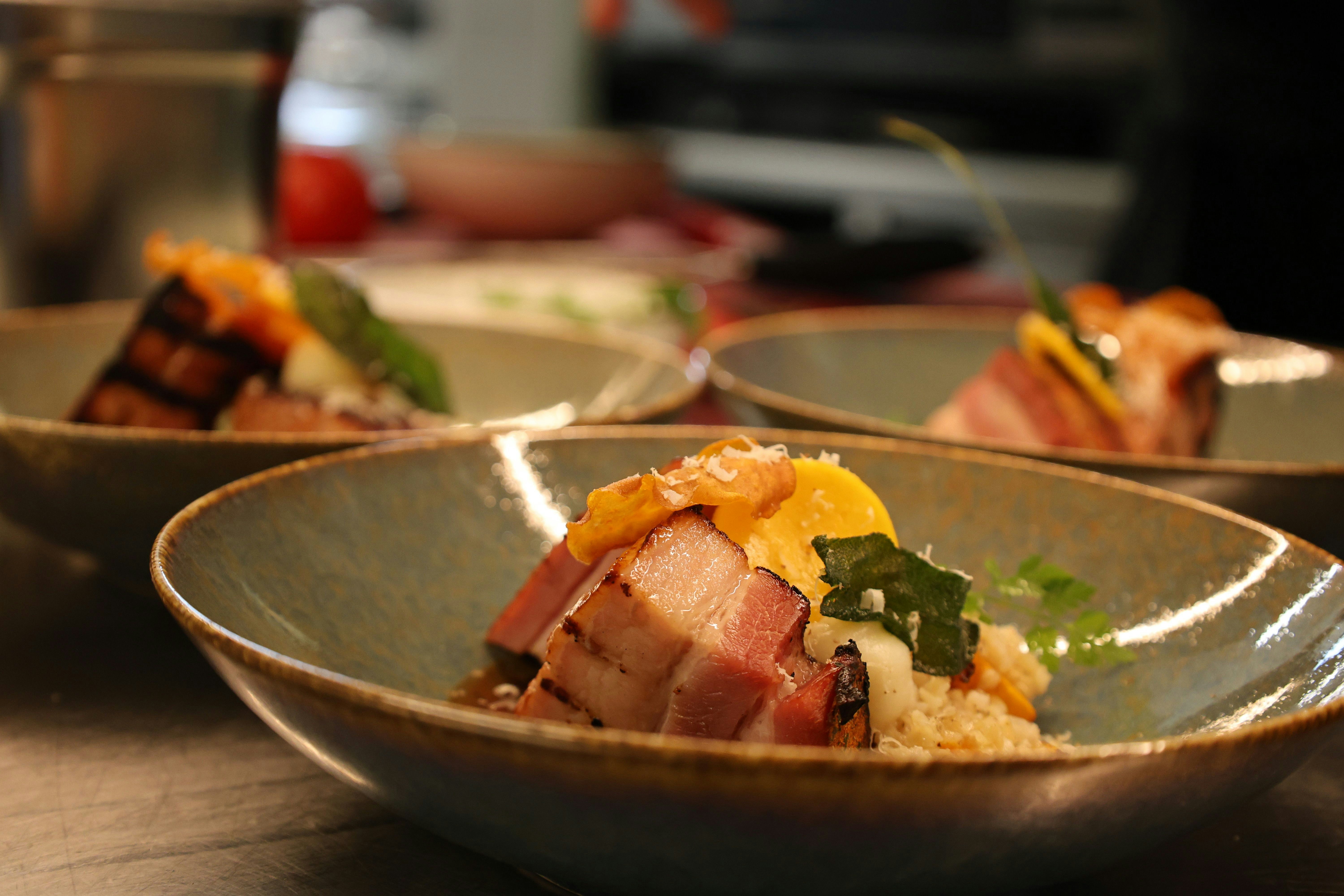 Plat gastronomique prêt à servir