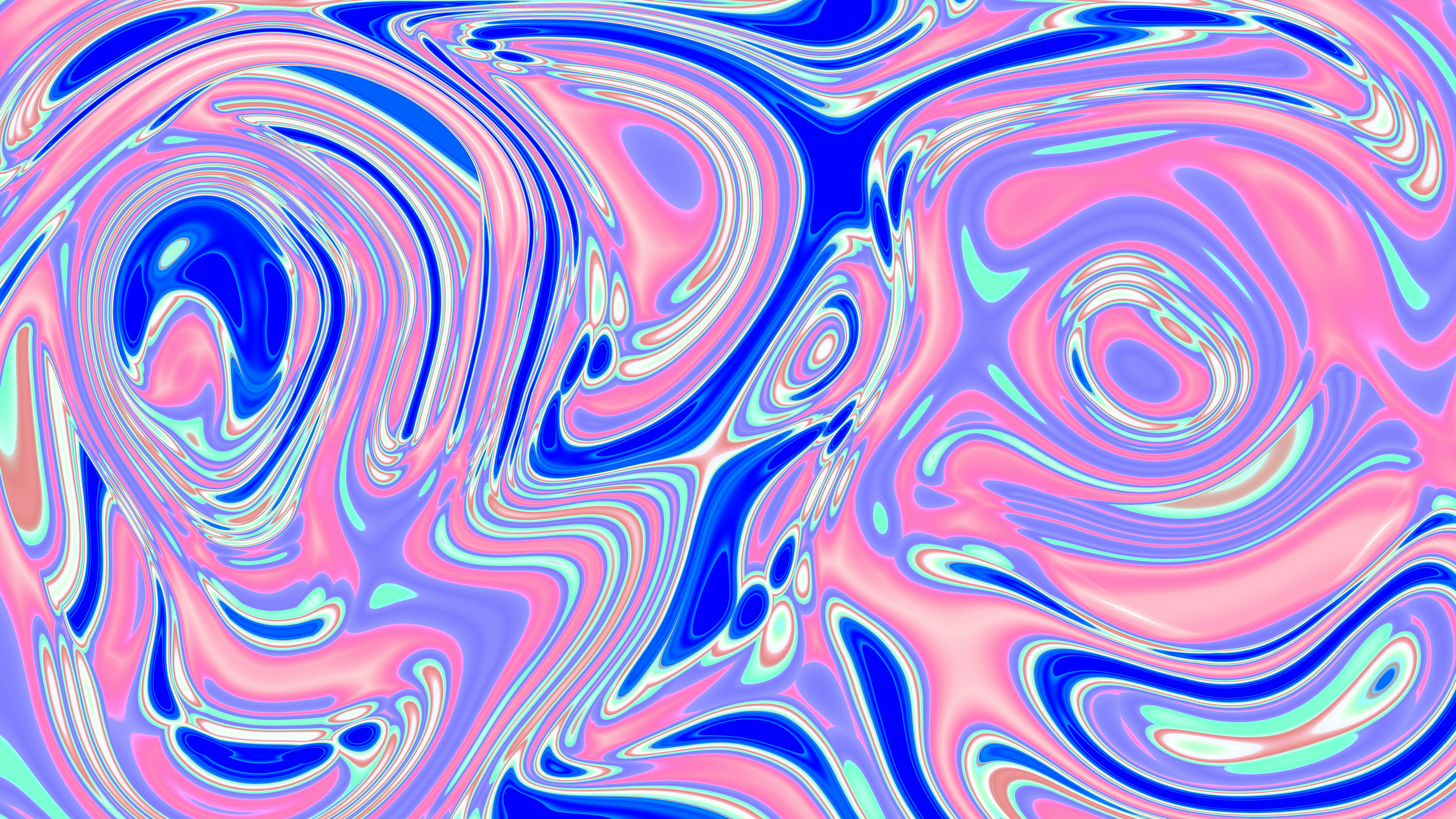 Abstract Swirls | Blender 3D 4K Wallpaper #3132