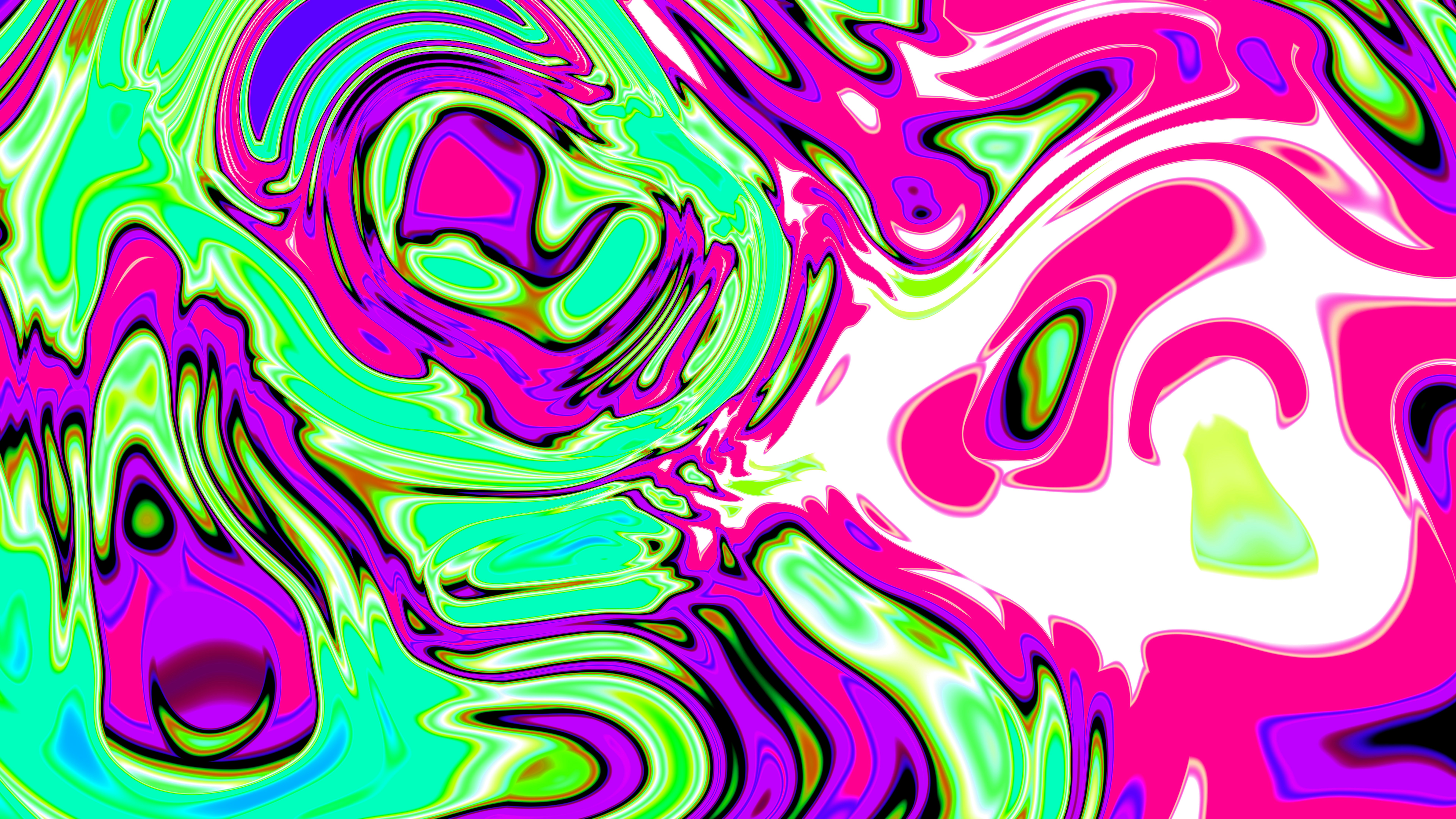 Abstract Wacky Wild | Blender 3D 4K Wallpaper #3128
