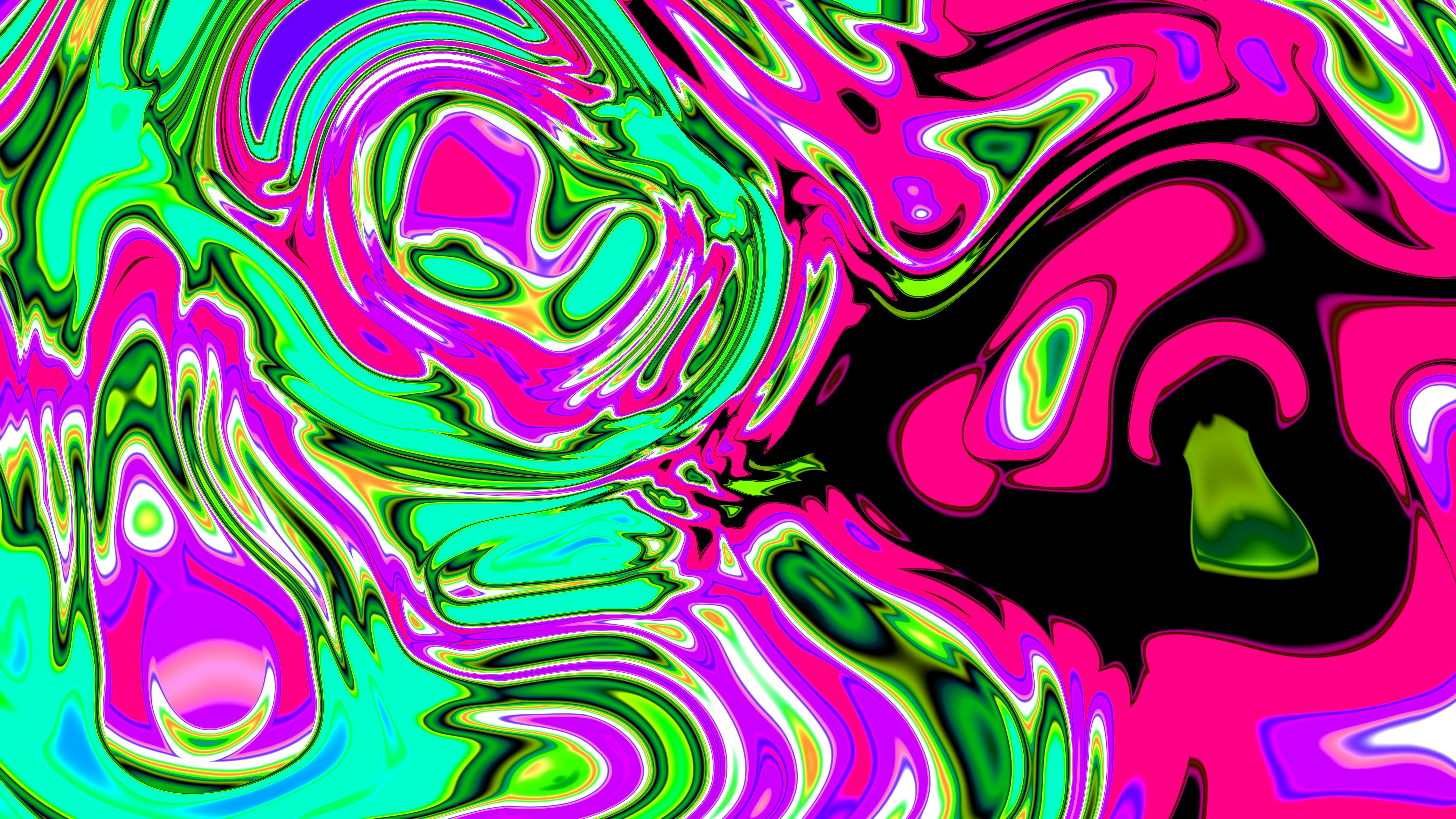Abstract Wacky Wild | Blender 3D 4K Wallpaper #3130