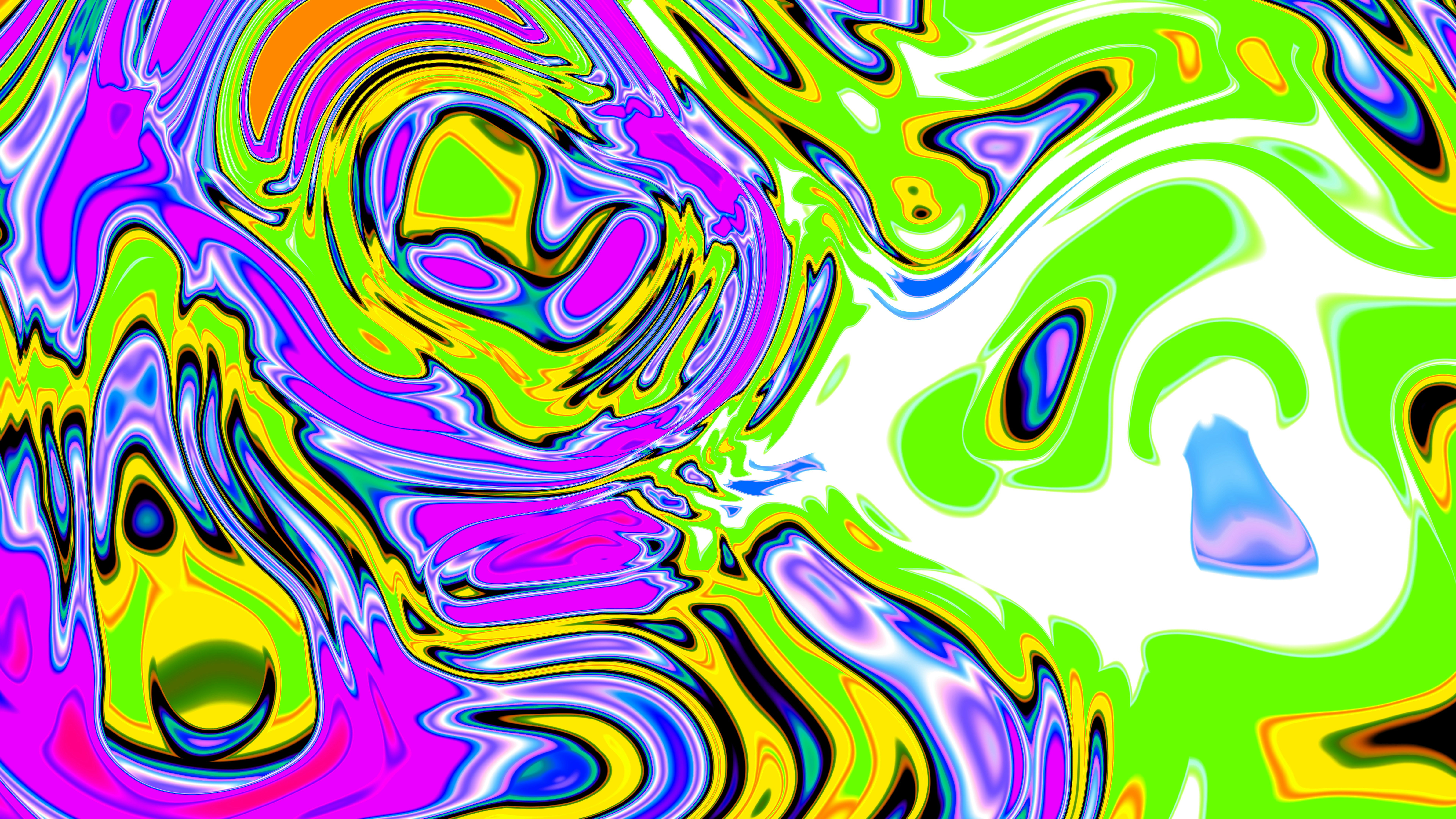 Abstract Wacky Wild | Blender 3D 4K Wallpaper #3119
