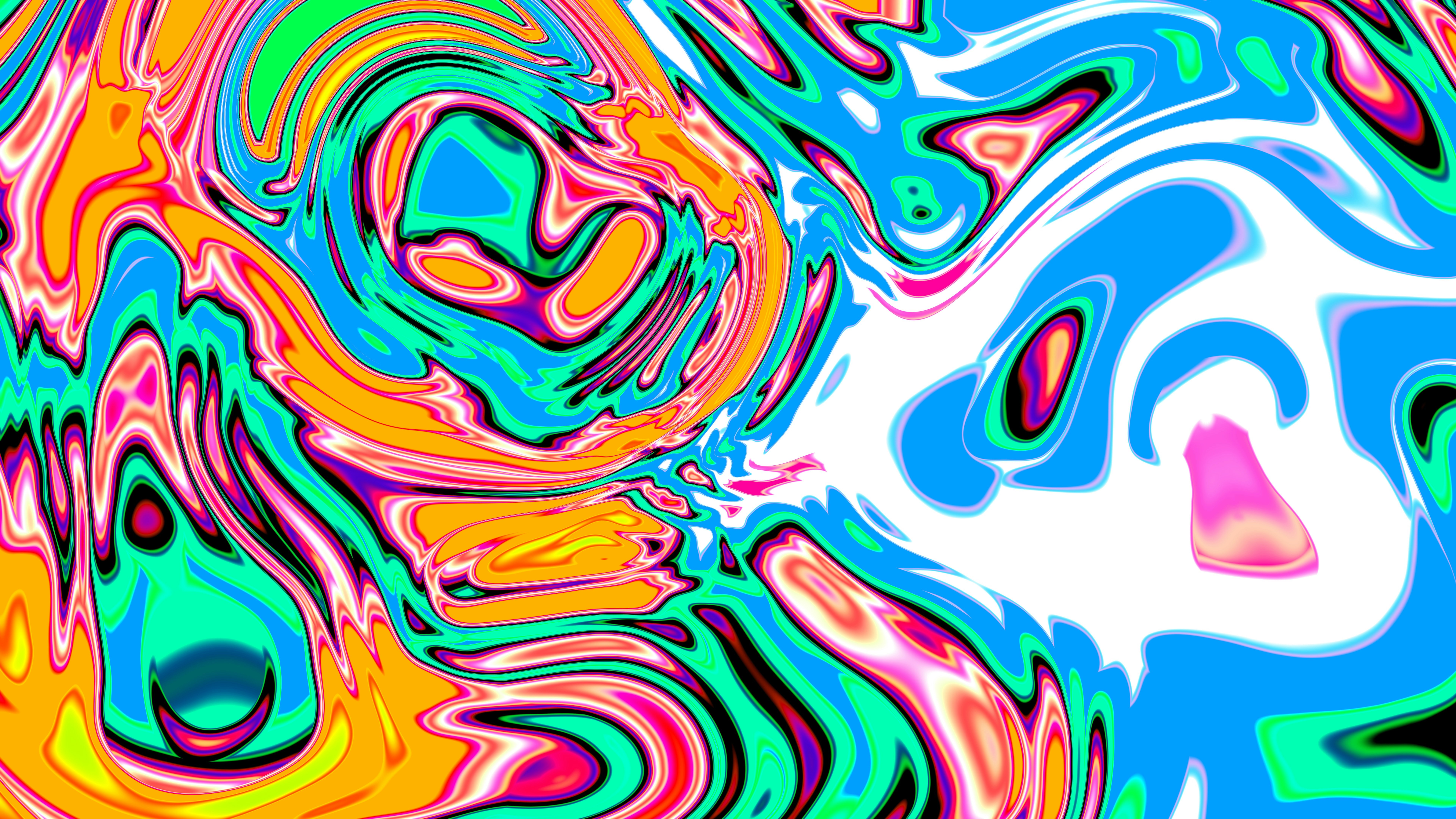 Abstract Wacky Wild | Blender 3D 4K Wallpaper #3127