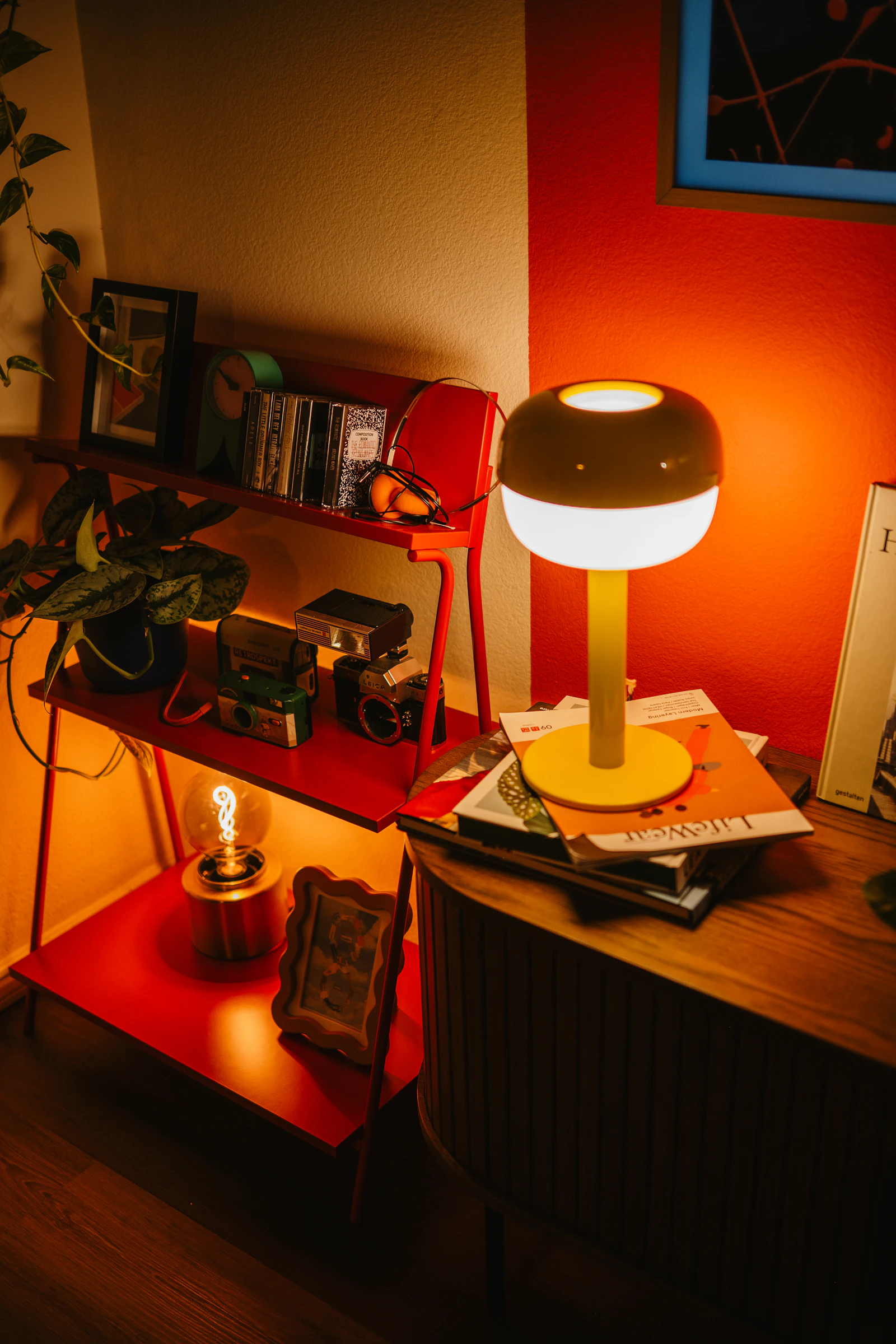 Warm creative workspace representing independent AI publishing