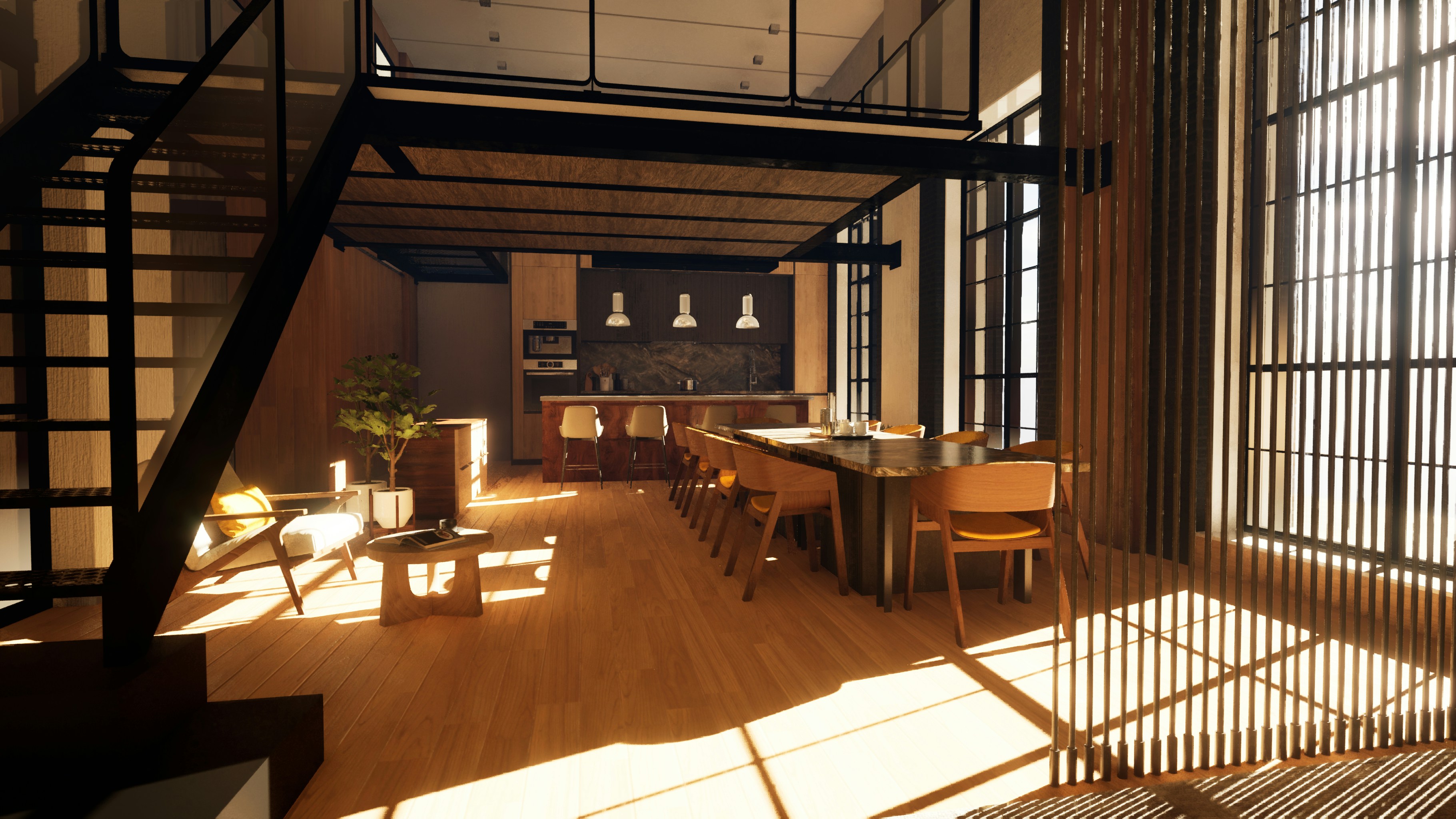 industrial loft interior, wallpaper, Industrial Small Apartment Decorating Tips for Urban Living 2