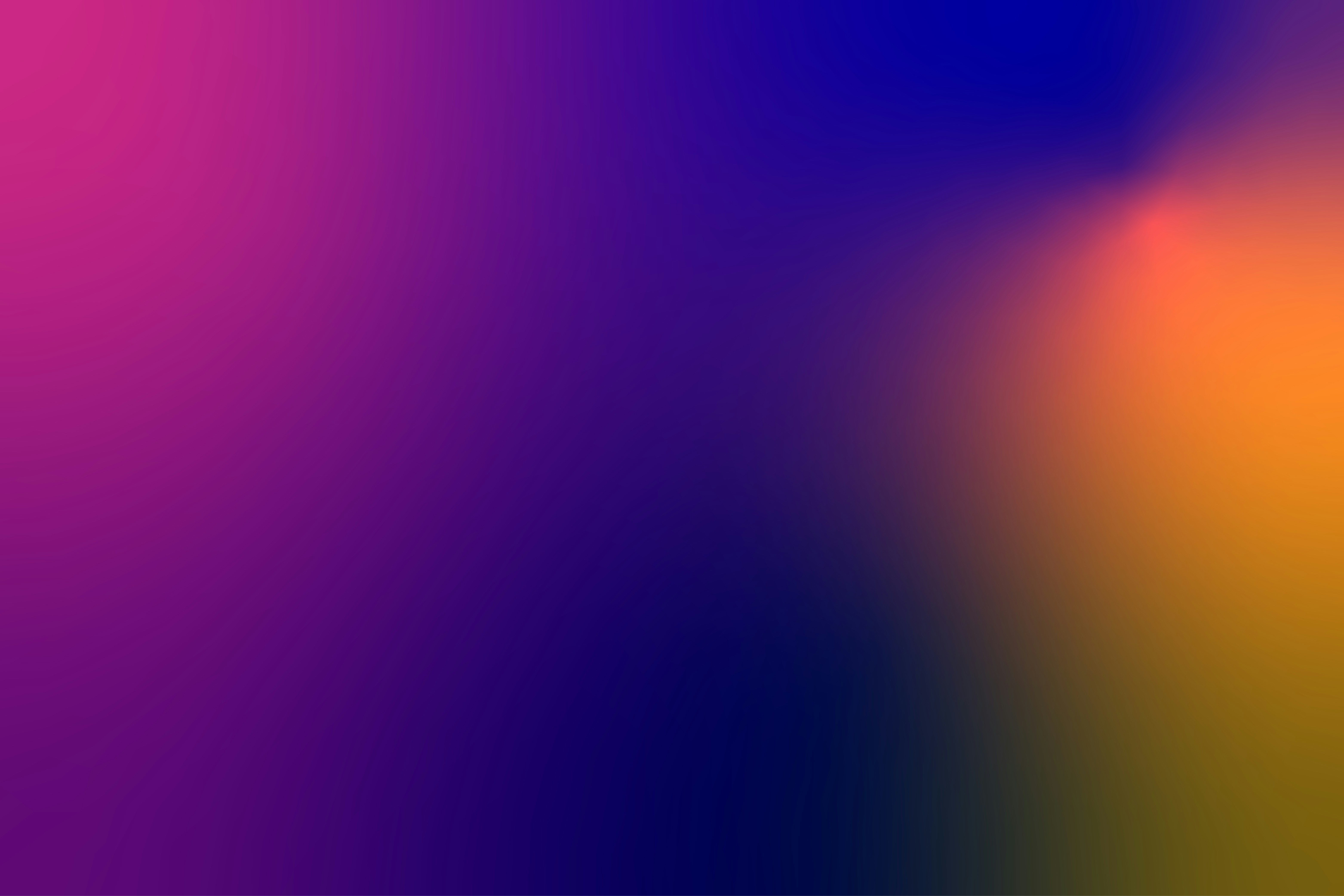 Smooth color gradient of blue, purple, pink, and orange