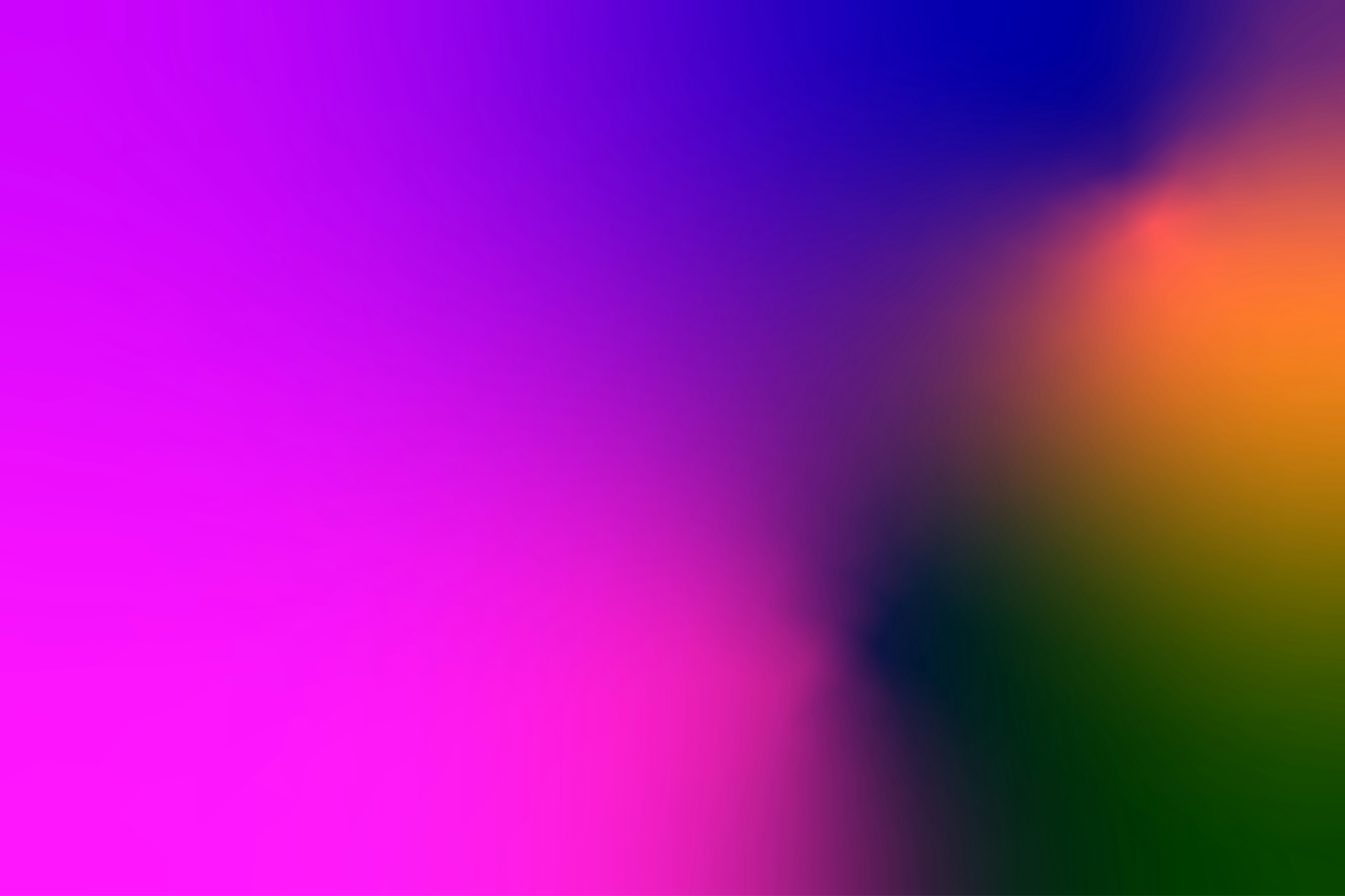 Vibrant abstract gradient with pink, purple, blue, green, and orange