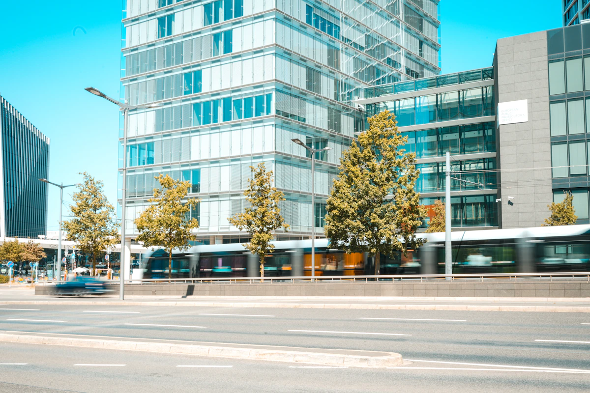 Kirchberg business district, Luxembourg