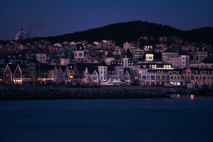 Coastal town at dusk — photo by alizy xiao on Unsplash