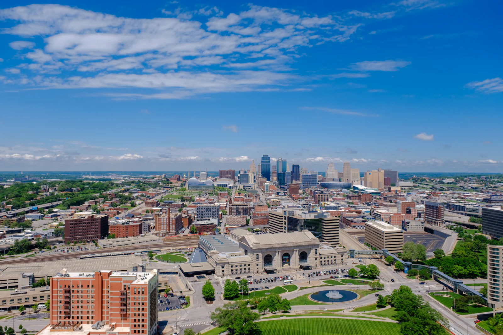 The Kansas City skyline and Union Station