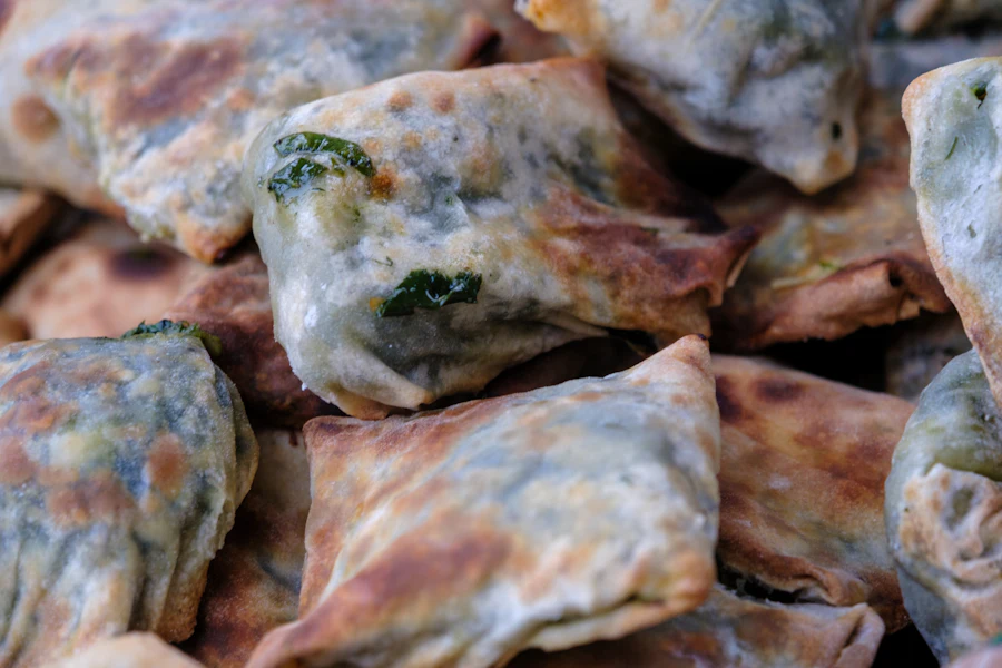 Fatayer mit Spinat