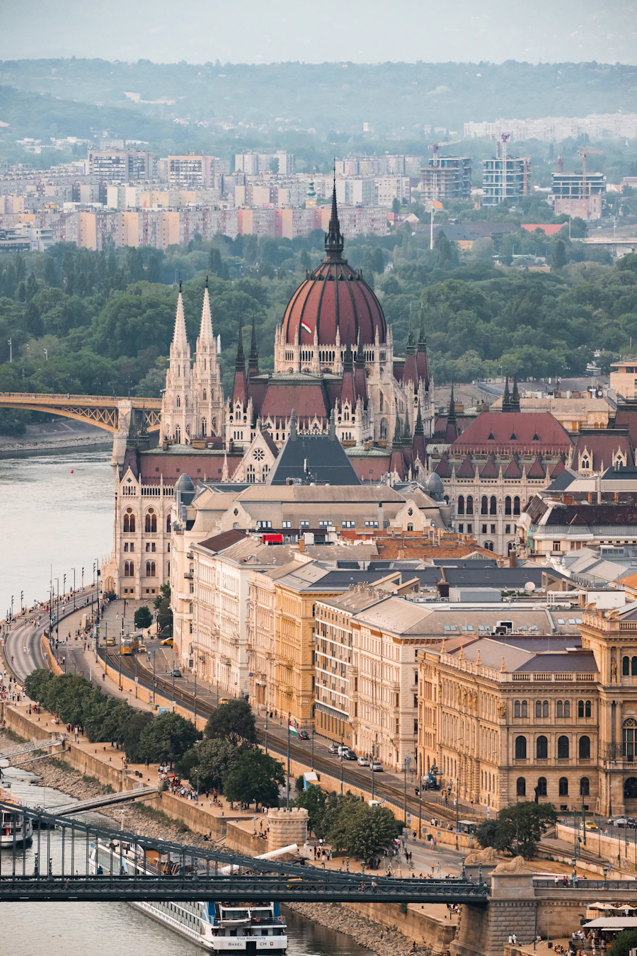 Budapest Parliament and the River Danube