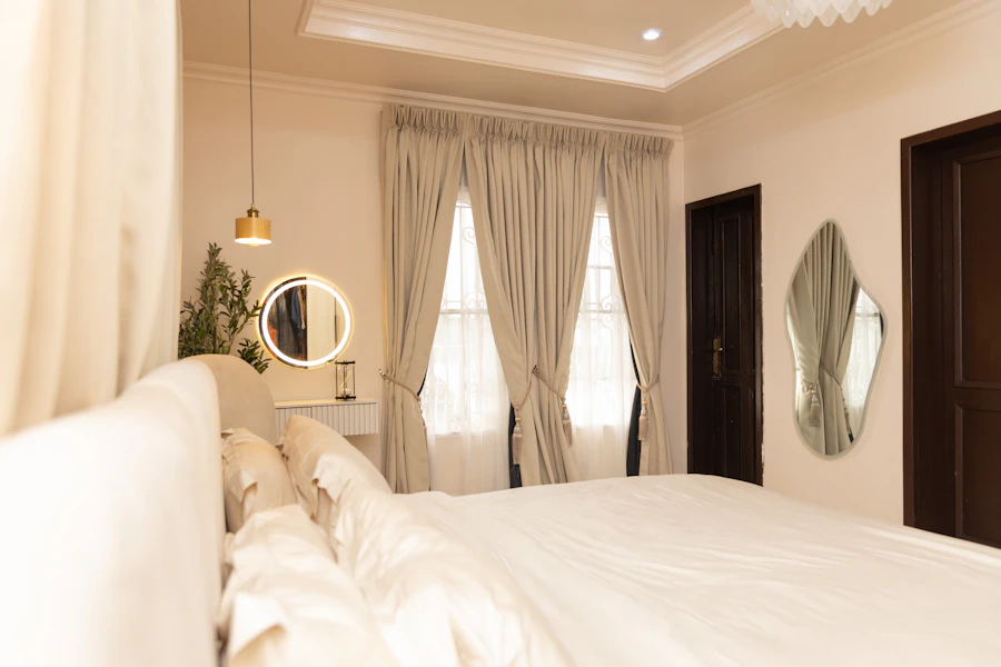 Bright elegant bedroom inspiration for Thane interior designers