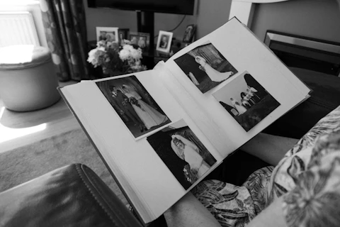 Wedding album spreads