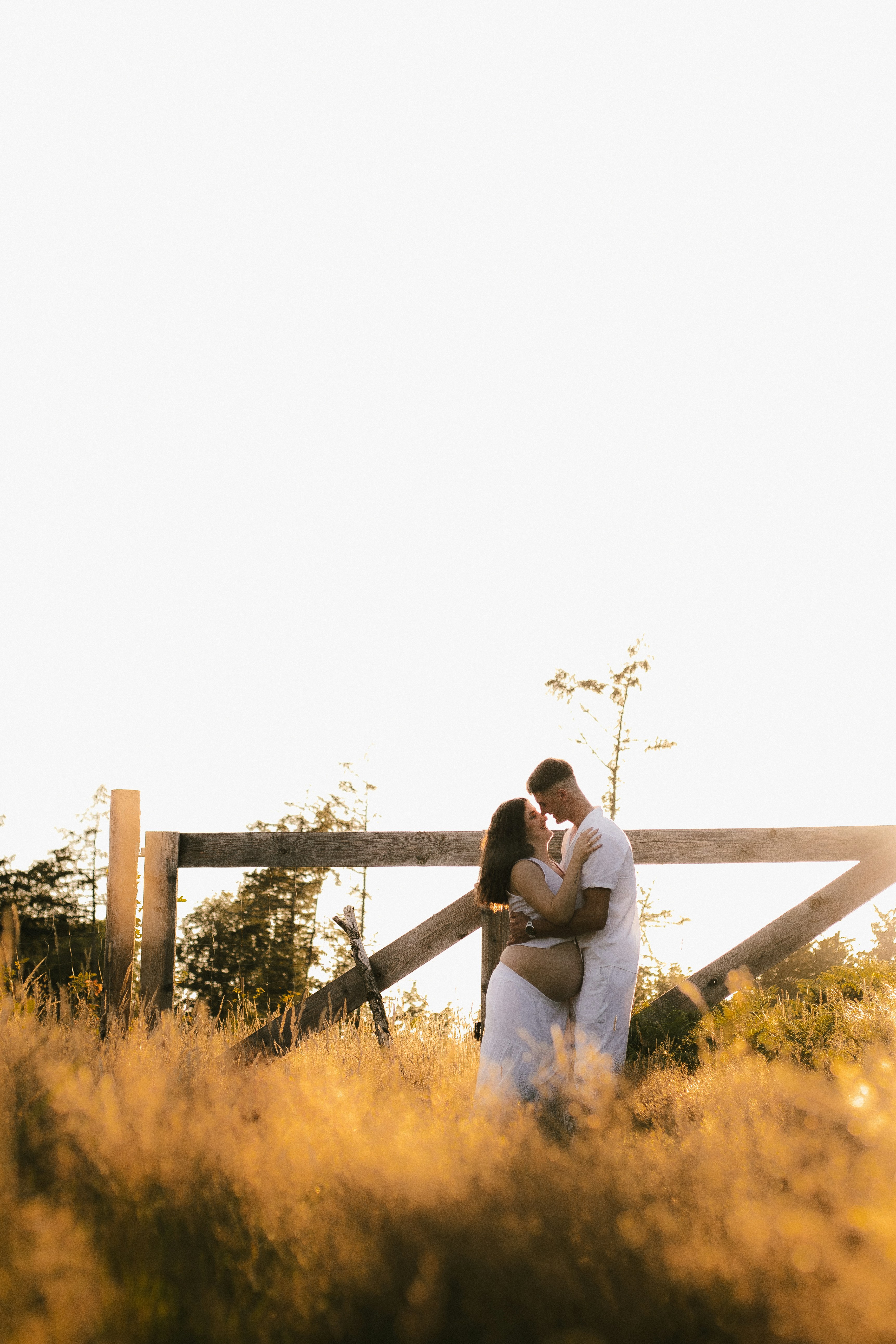 Couple at golden hour