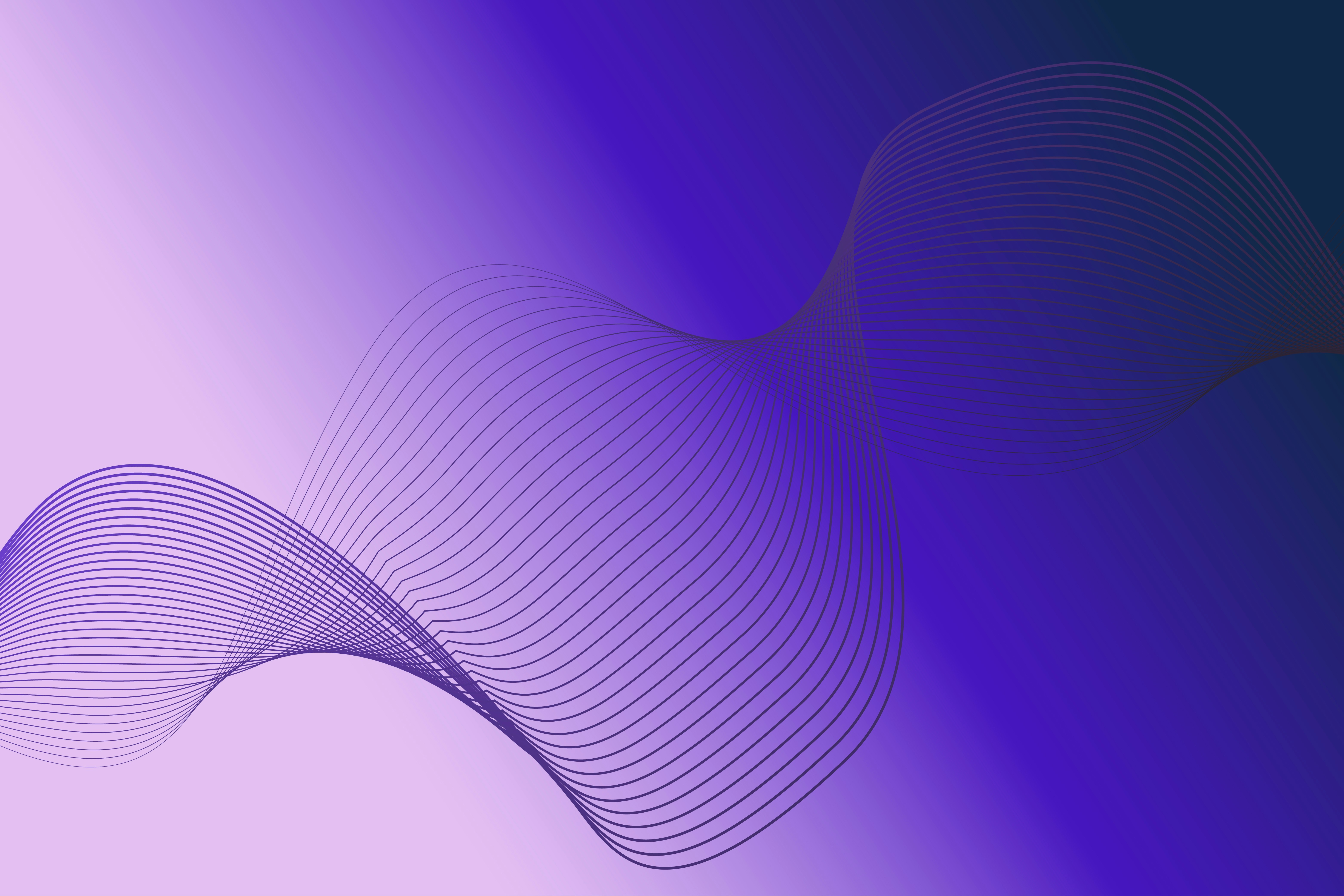 Sfondo astratto a sfumatura viola con linee ondulate.