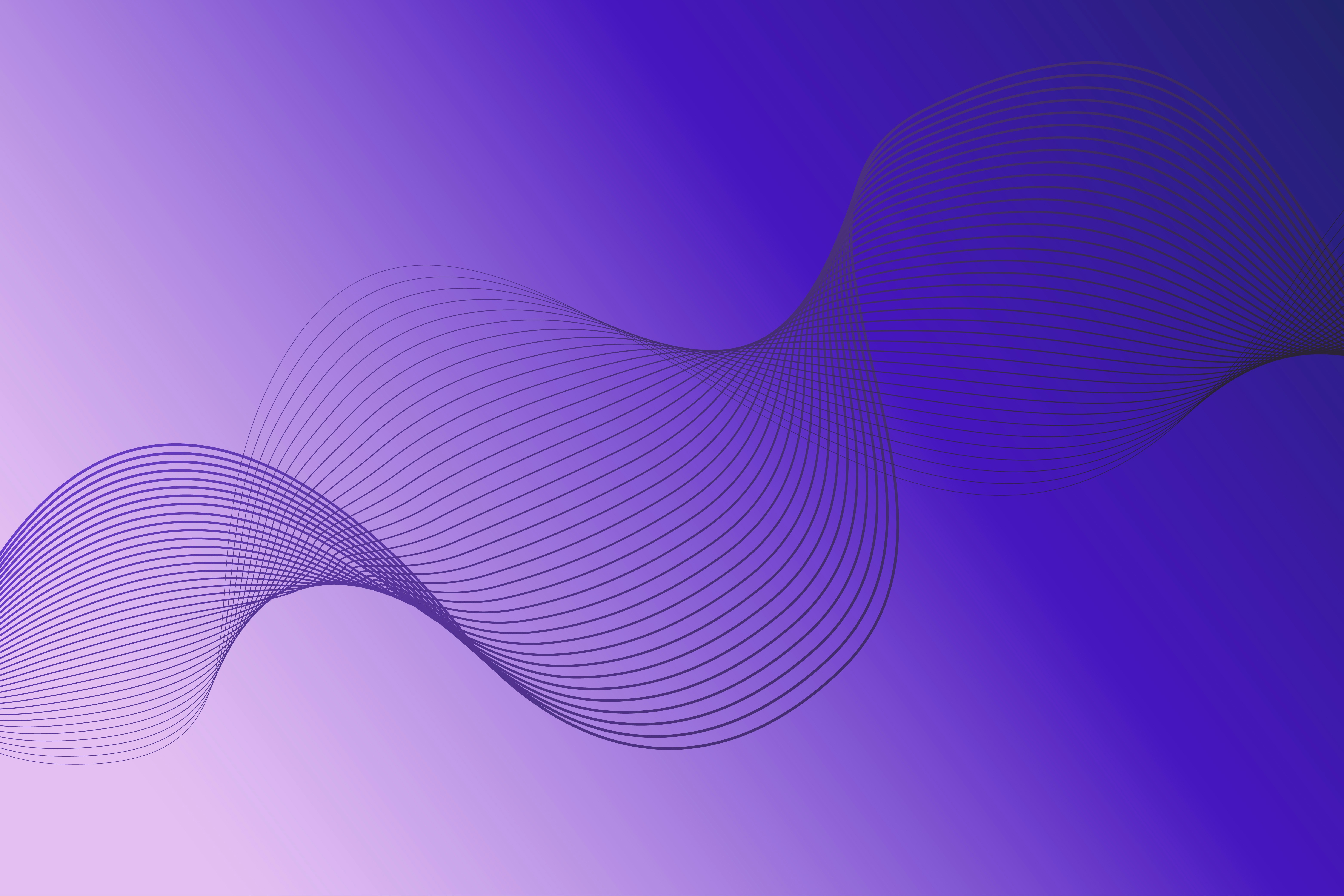 Uno sfondo a sfumo viola con linee ondulate astratte.
