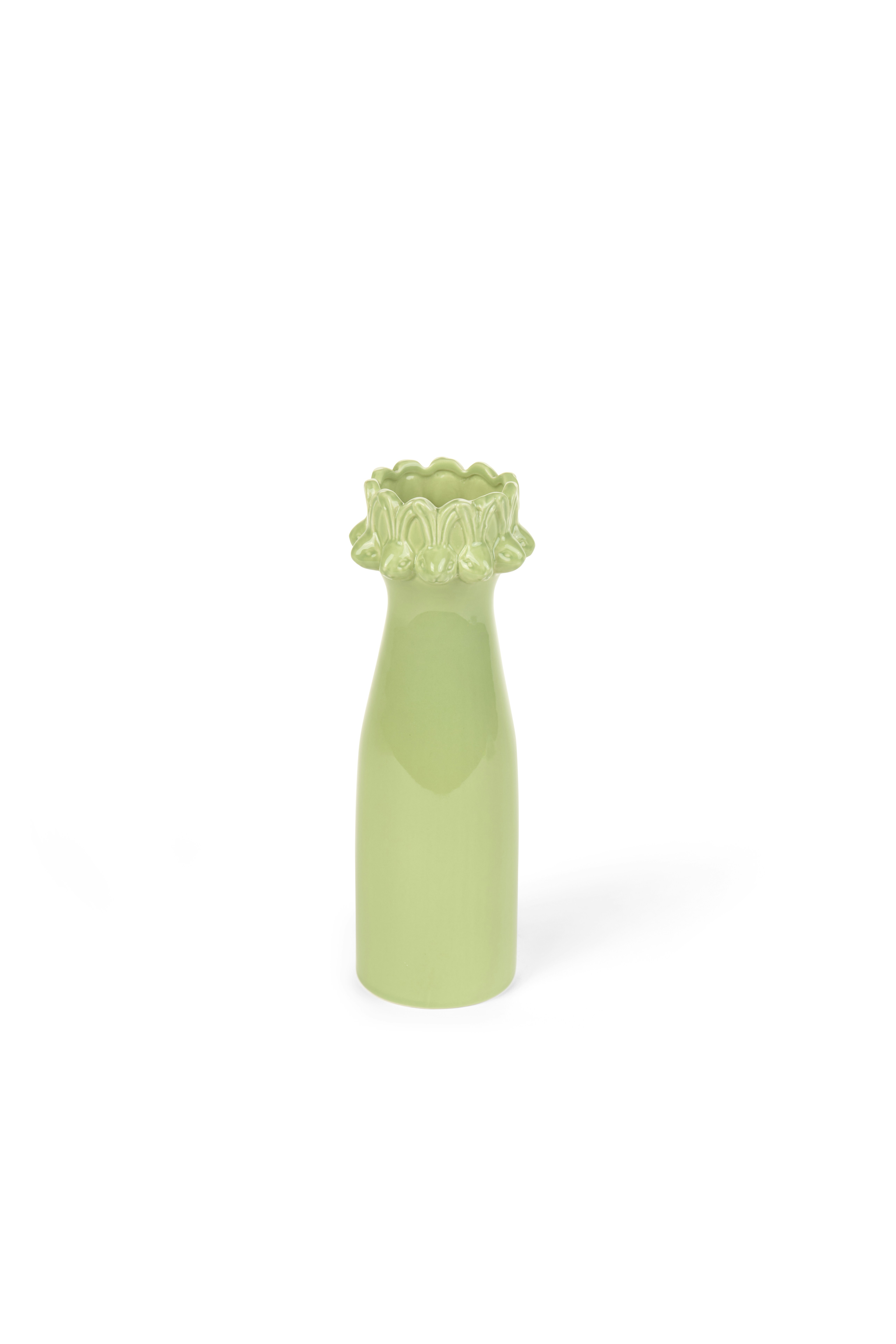 Sage Ruffle Vase