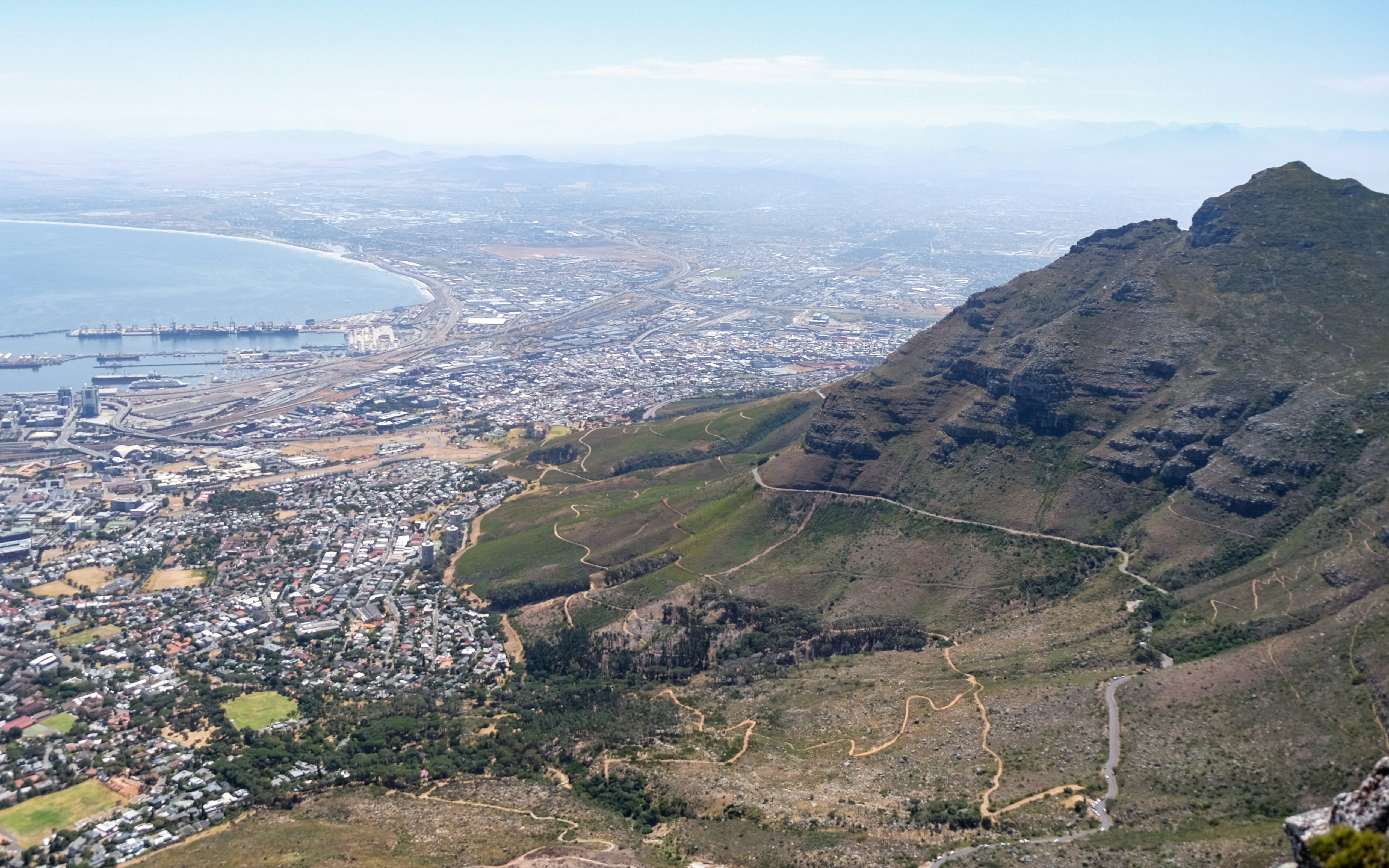 Table Mountain cable car and hiking trails