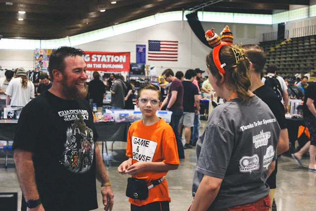 Community event sponsor booth