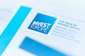 Invest europe logo and private capital document.