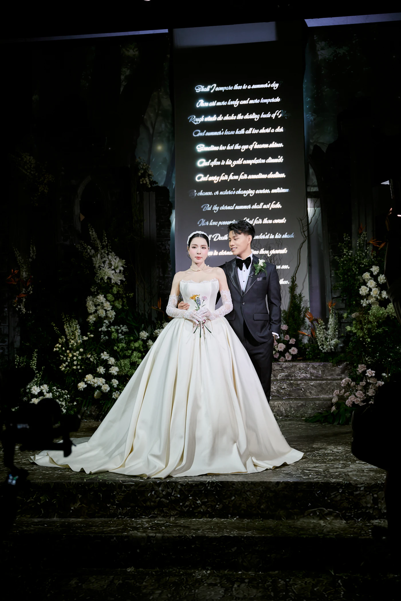 Wedding couple demo photograph