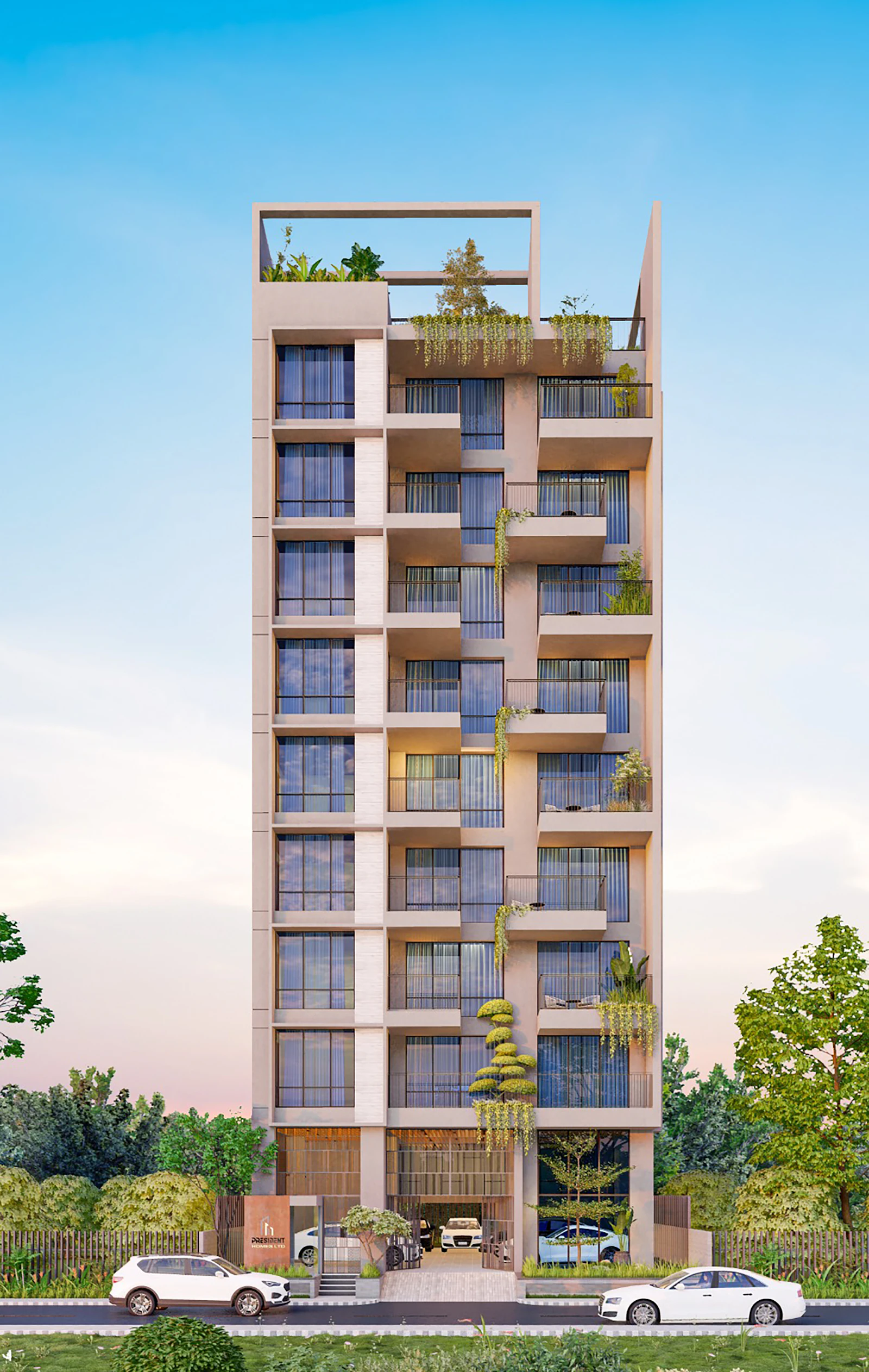 President Halim's Dream residential building exterior