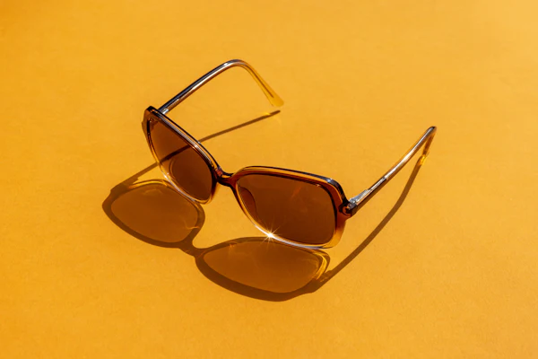 Lunettes aviateur marron