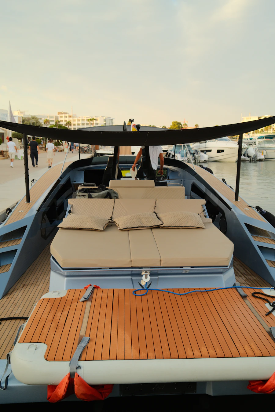 Boat deck detail
