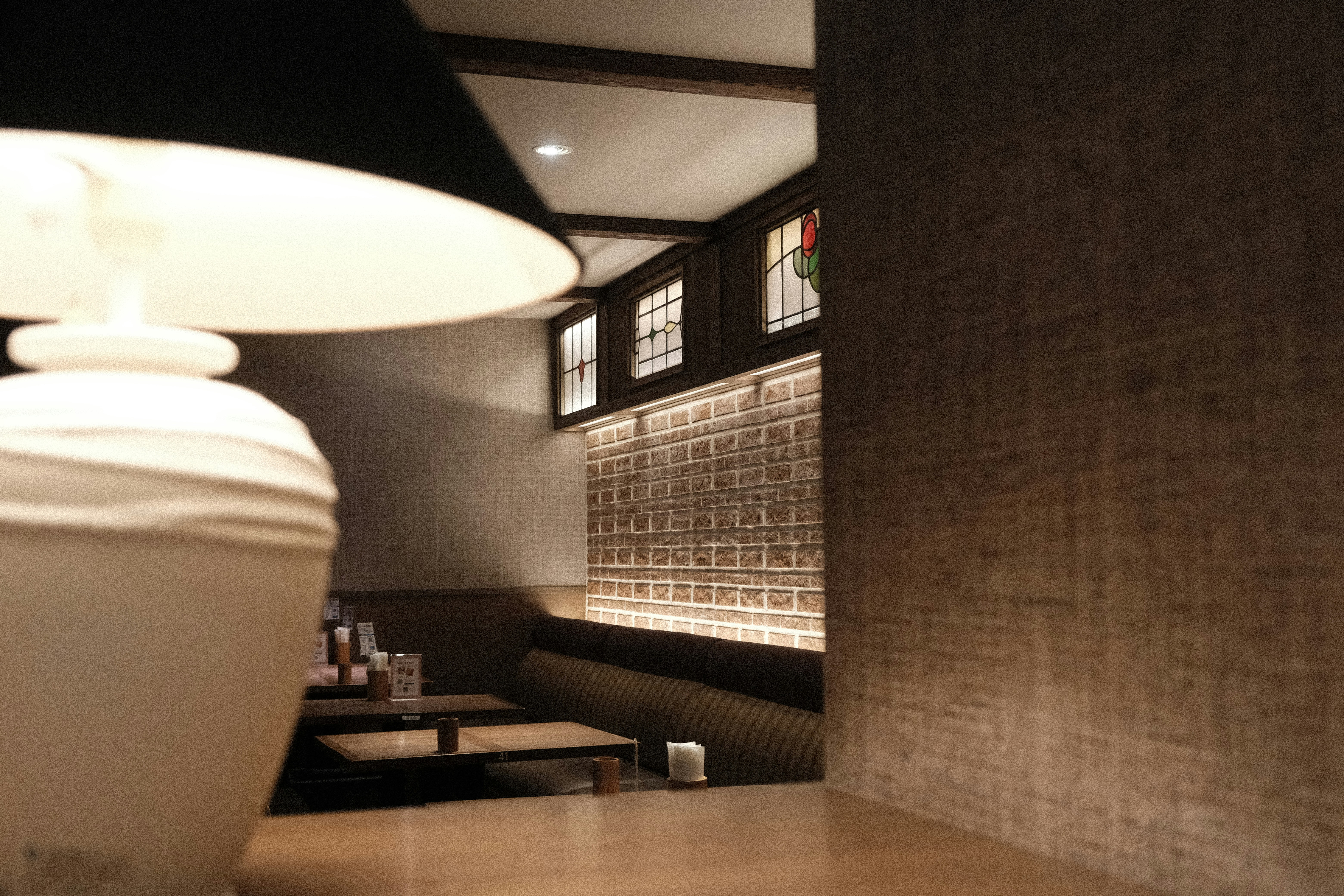 Restaurant dining experience room interior