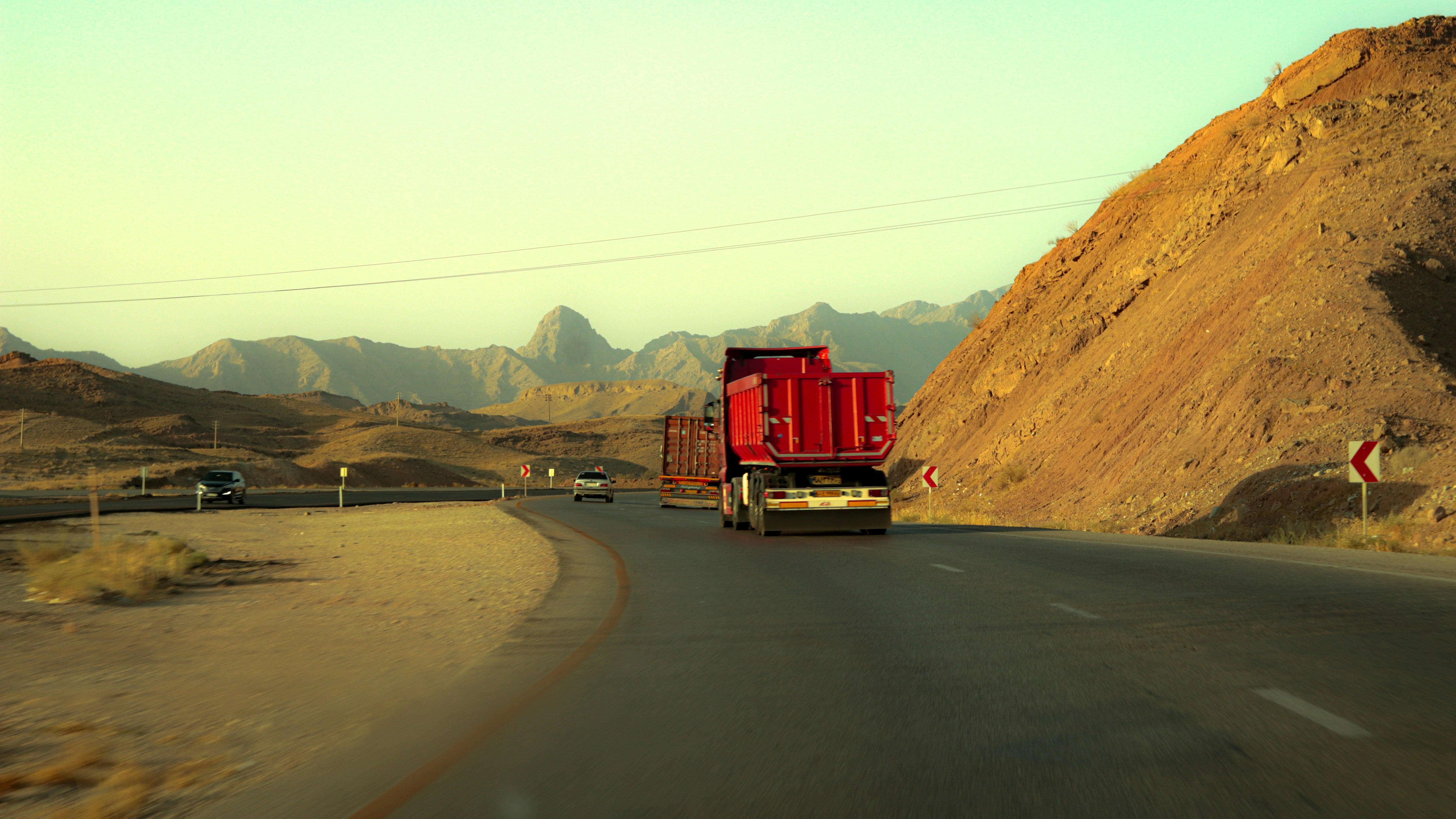 dump truck highway