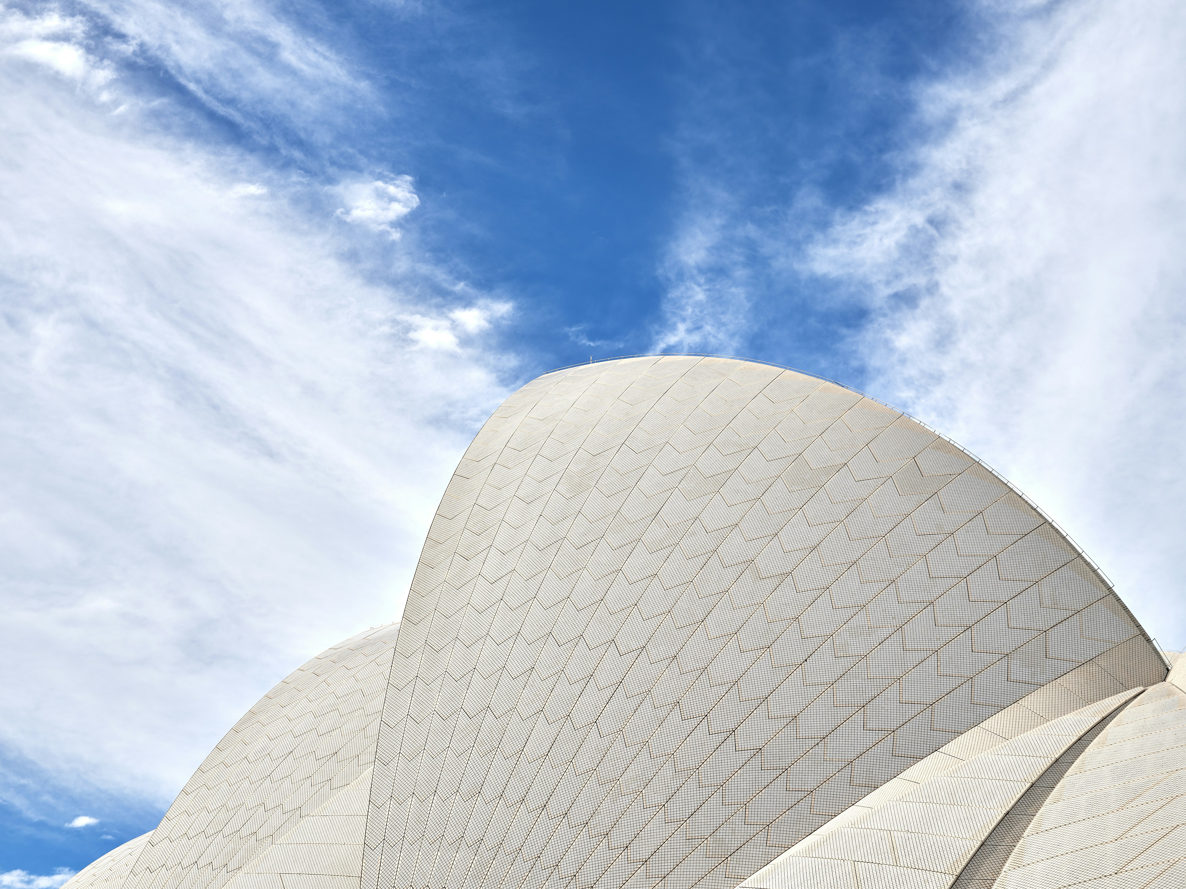 Architect 232111 visa: curved Sydney Opera House roof against a blue sky