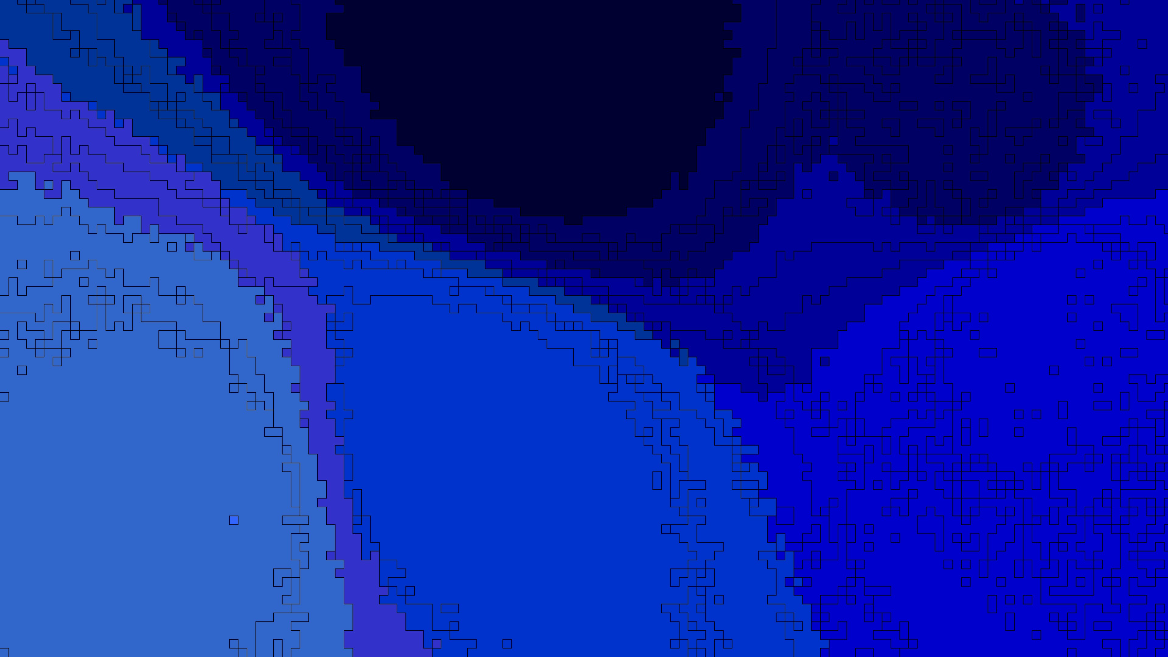 Abstrakte blaue und violette Formen erzeugen einen lebendigen Hintergrund