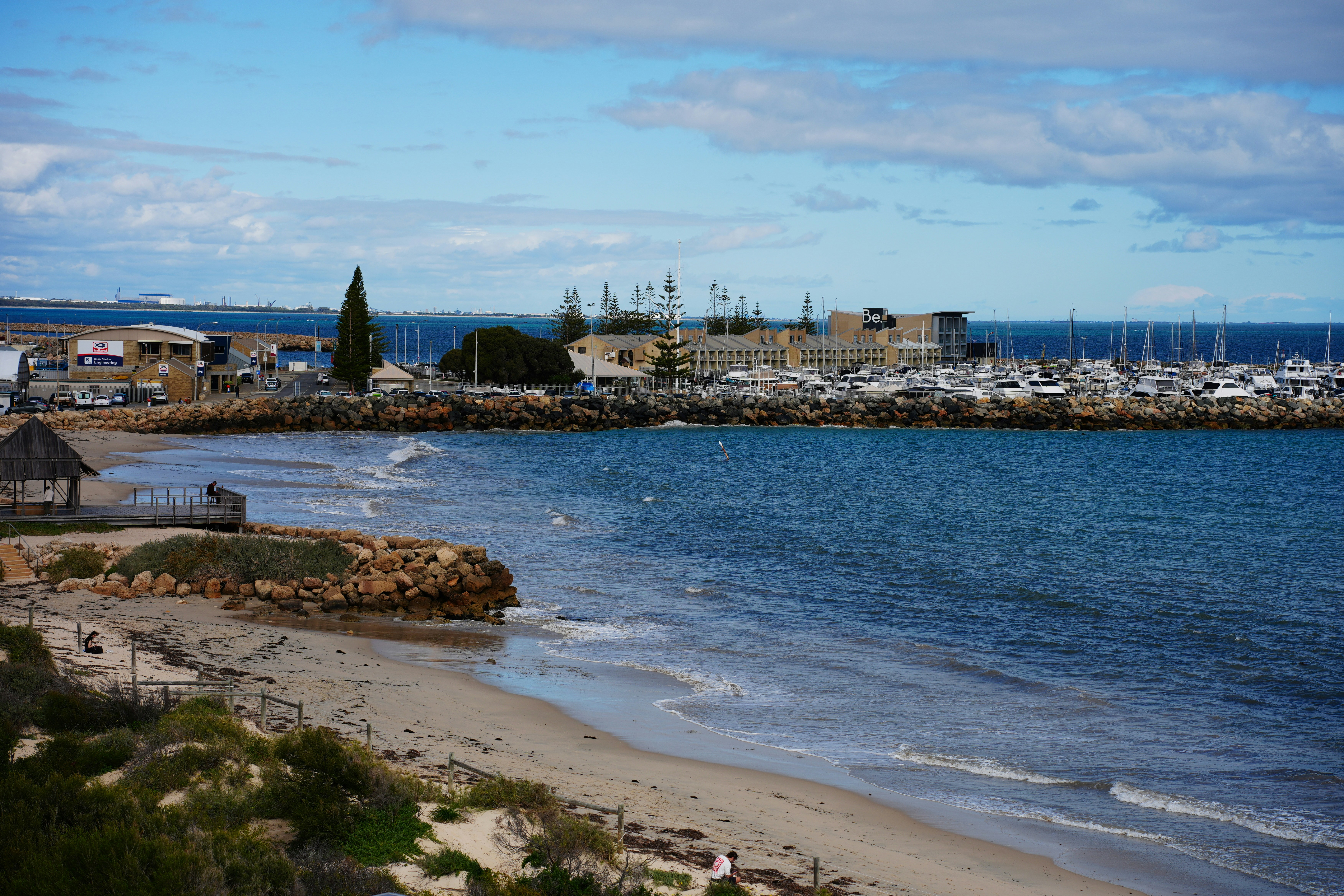 Afio Harbour Beach view 2