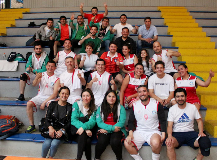 Equipo reunido tras el campeonato