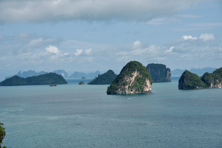 Limestone islands in Phang Nga Bay near Phuket
