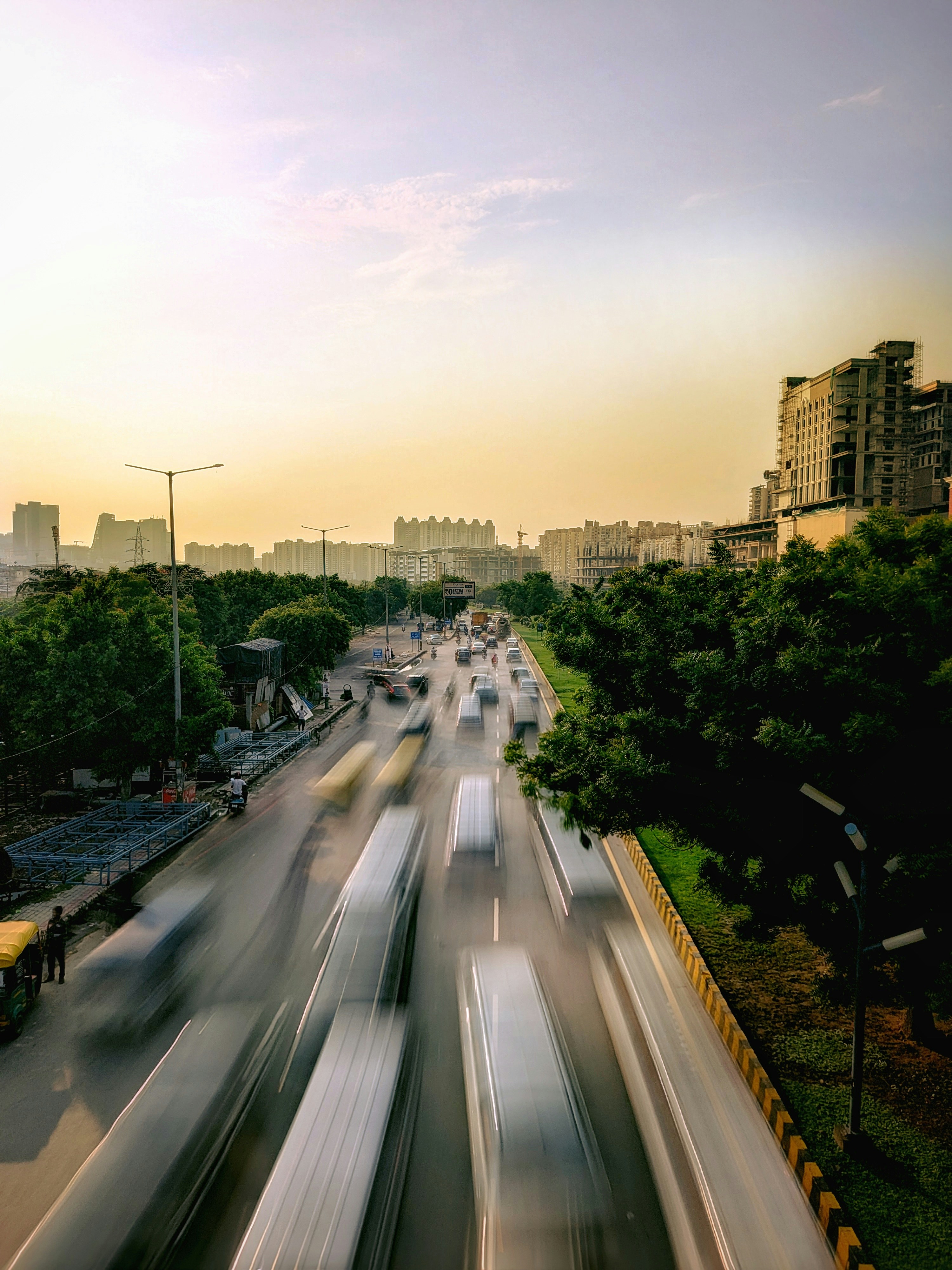 Where the city light meets the evening rush.