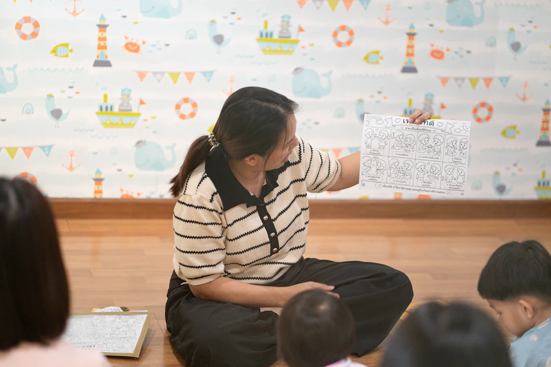 Daycare classroom kids